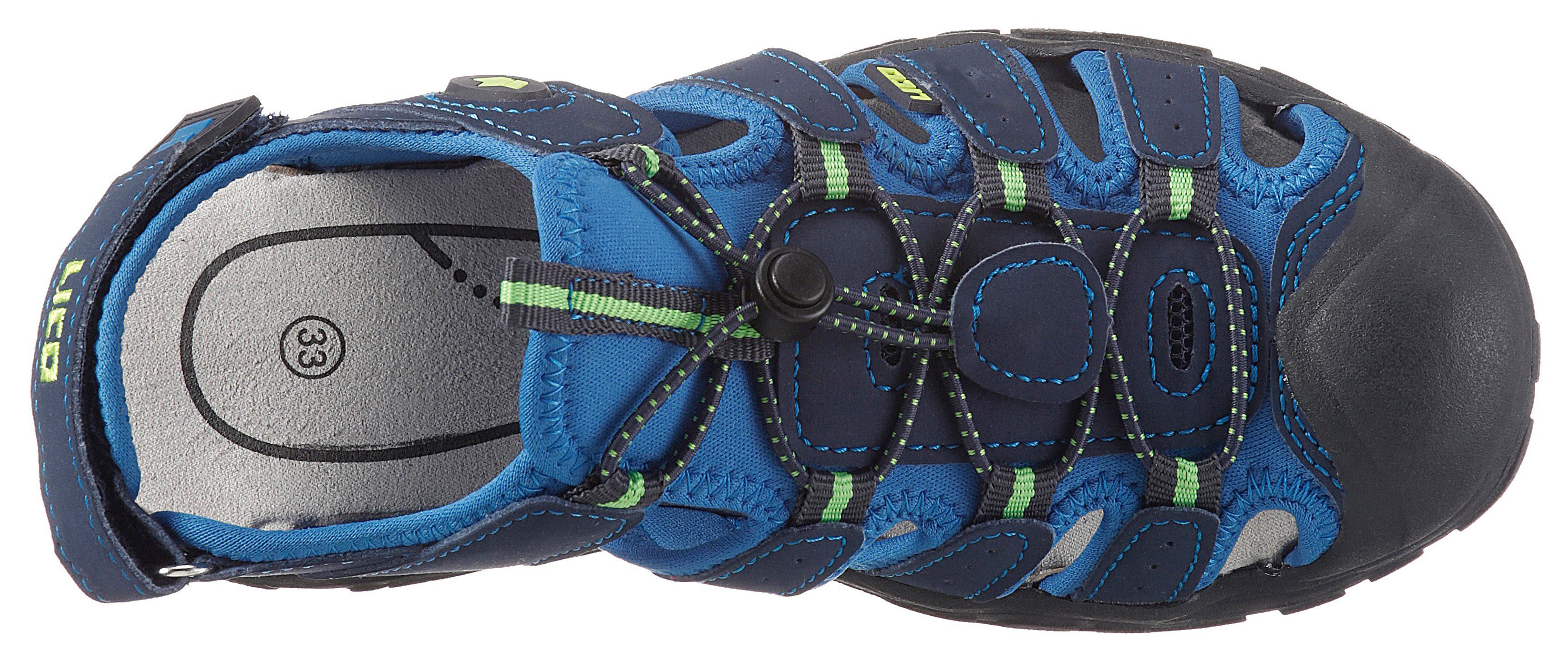 praktischem Schnellverschluss mit Sandale blau Nimbo navy Lico