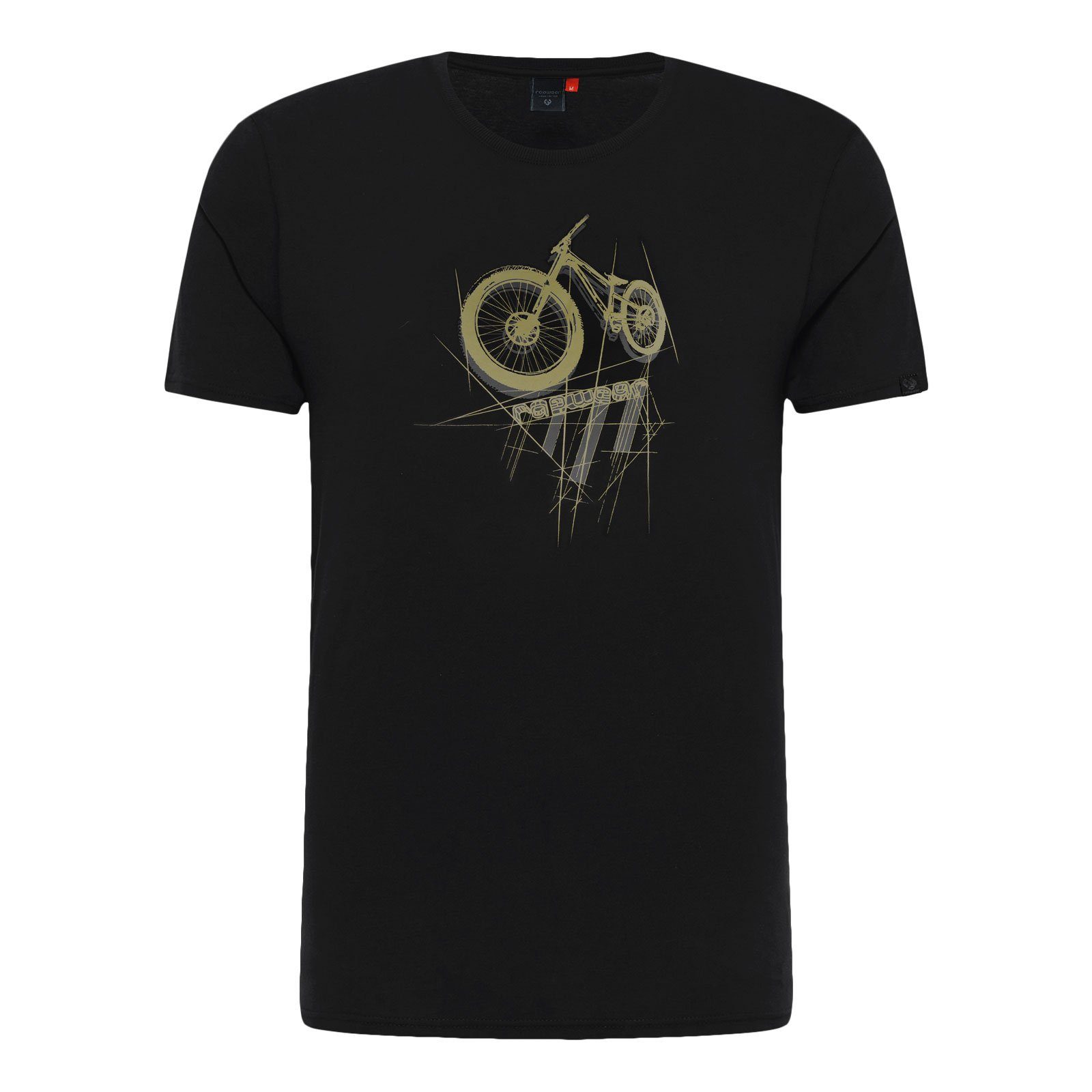 Ragwear T-Shirt Borny aus softem Baumwolljersey 1010 black