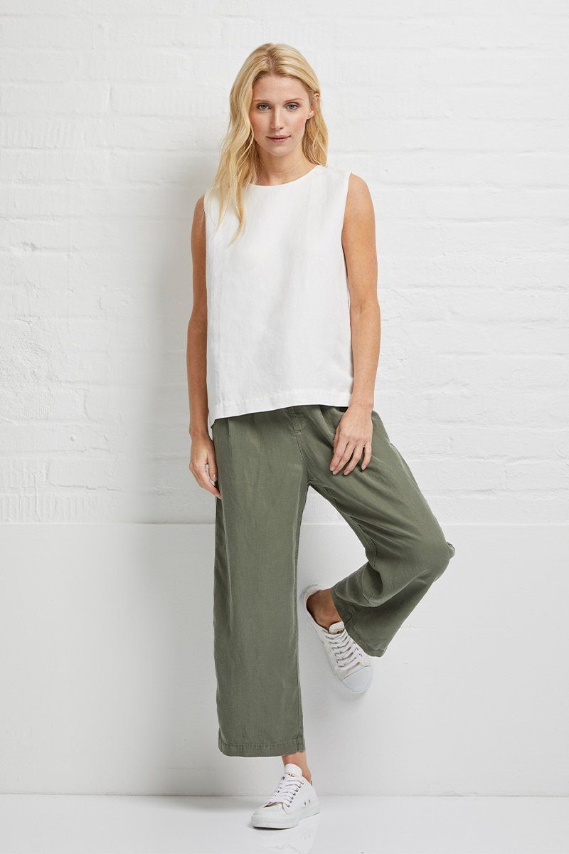 wunderwerk Hemdbluse Linen TENCEL blouse top