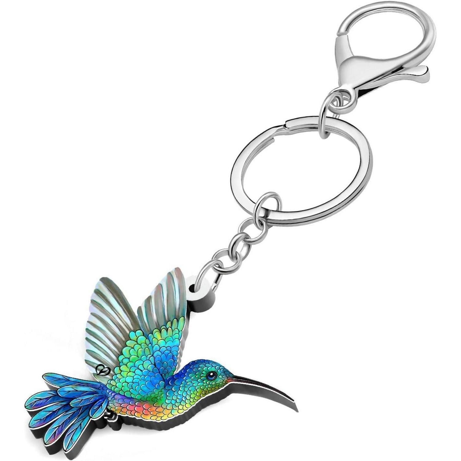 LuxusKollektion Schlüsselanhänger Schlüsselanhänger Kolibri Acryl Damen