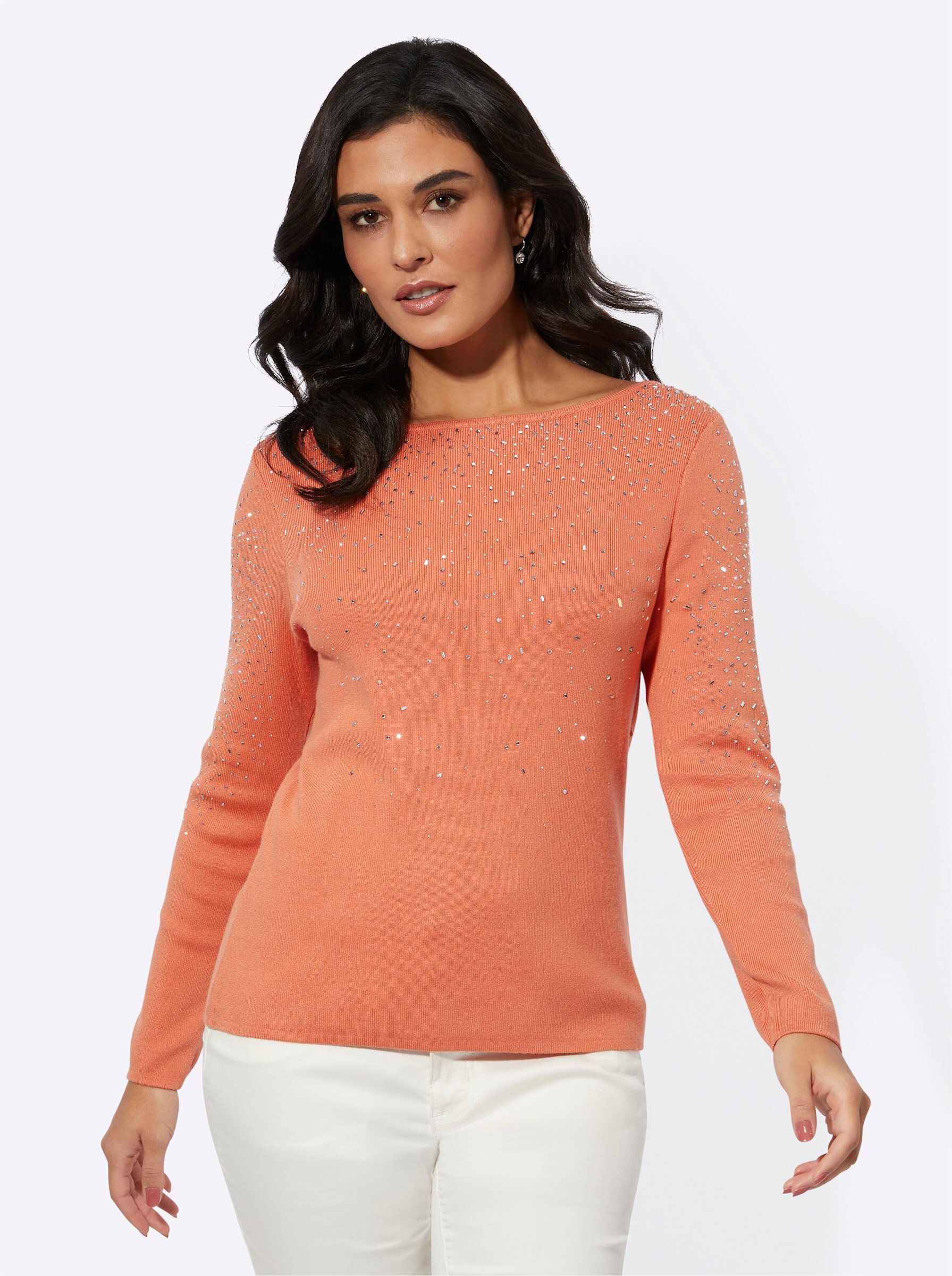 Strickpullover Langarm-Pullover