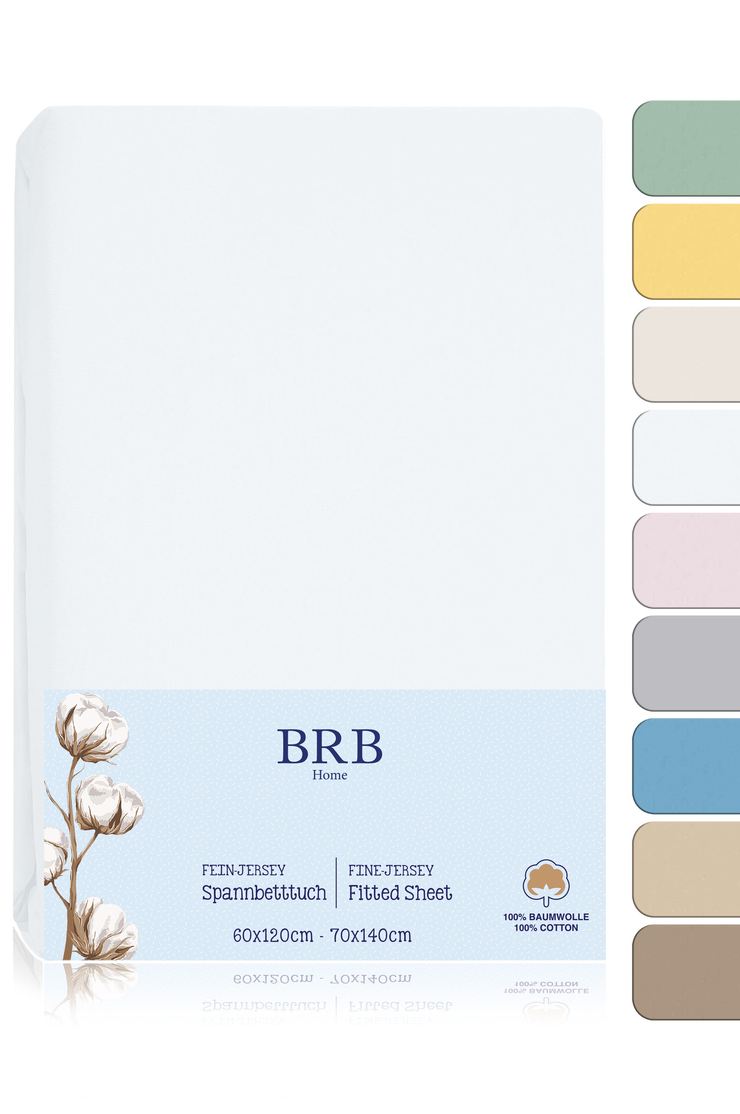 BRB HOME Spannbettlaken 60x120 für Baby, günstig online kaufen