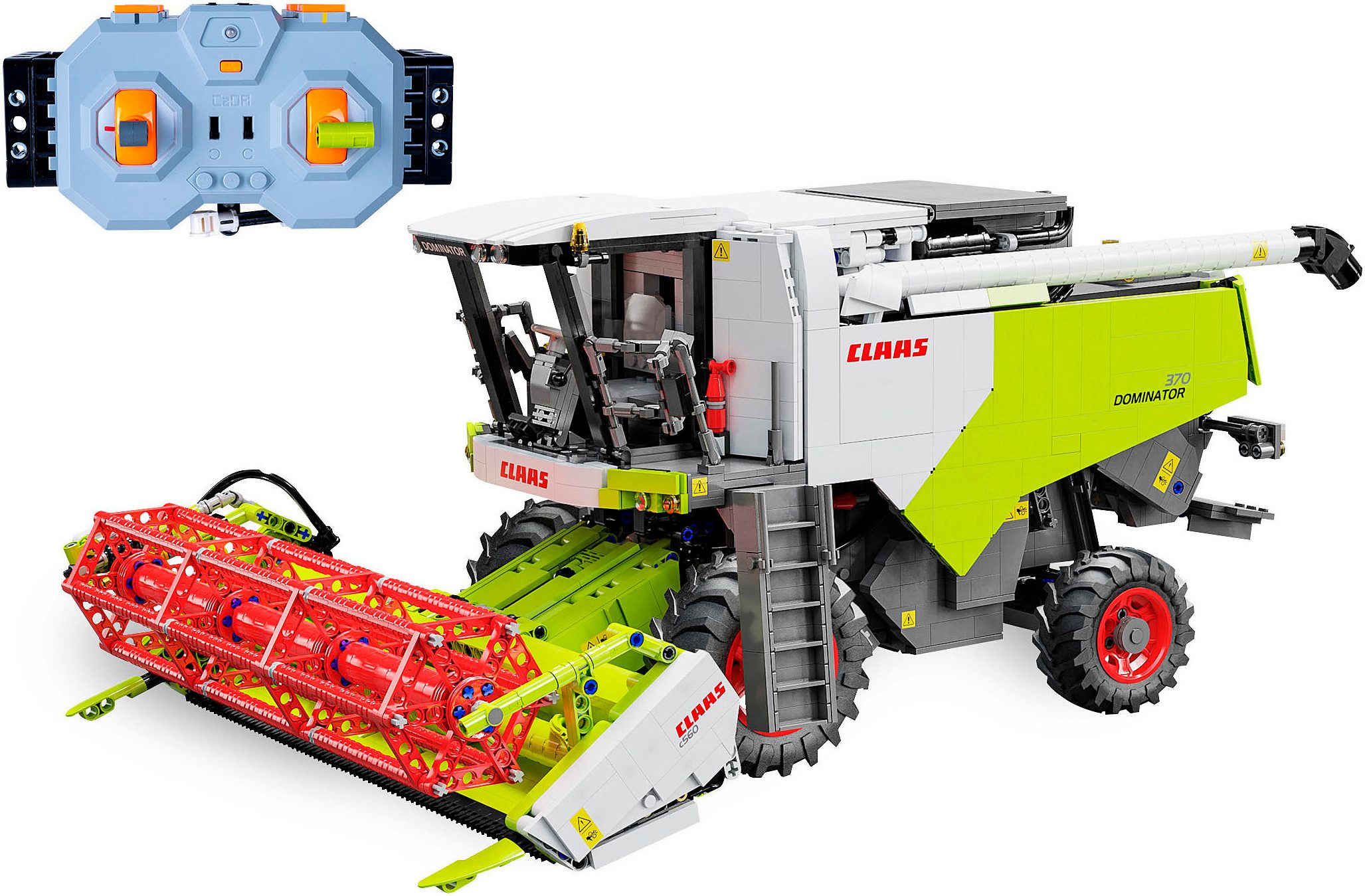 Jamara RC-Auto CaDA, Claas Dominator 370 1:18 2,4GHz Bricks (4567-tlg)