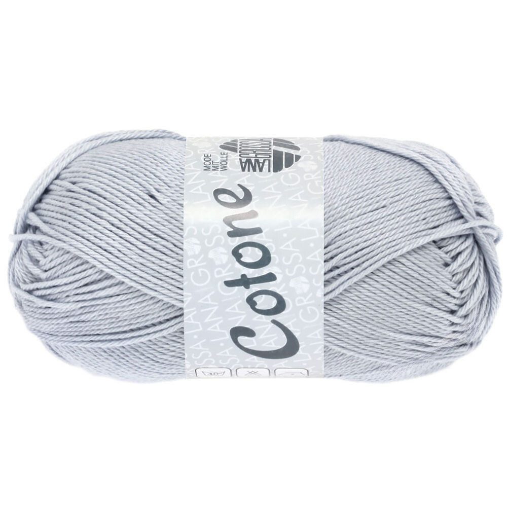 LANA GROSSA COTONE Häkelwolle, 125 m (vielseitiges Baumwoll-Basicgarn), 50 g
