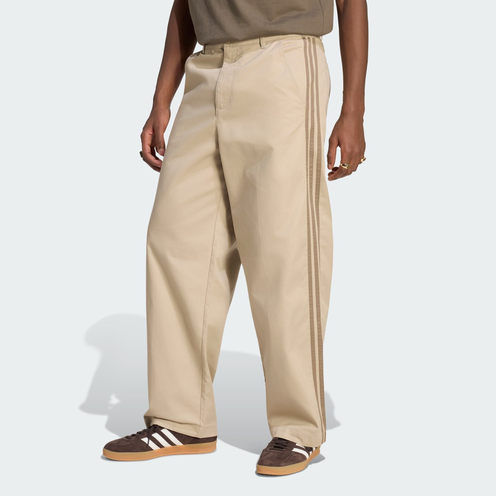 Jogginghose 3-STREIFEN HOSE MIT FALTENDETAIL