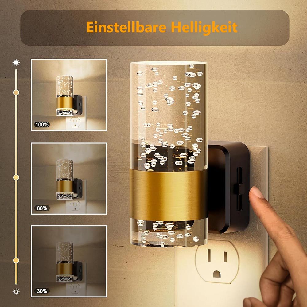 MUPOO Steckdosenleuchte Moderne Nachtlicht Dämmerungssensor, Acryl günstig online kaufen