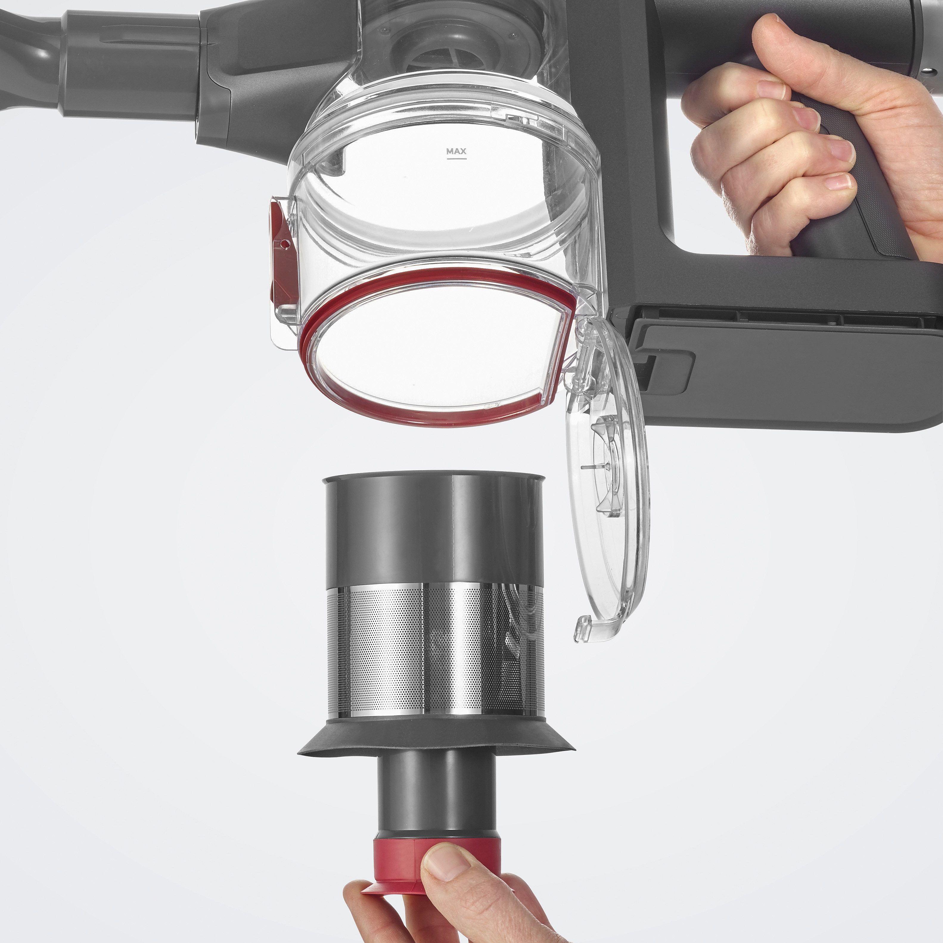 Severin Akku-Hand-und Stielstaubsauger HV 7968, 300 W, beutellos, Kabelloser 2-in-1 Hand- und Stielstaubsauger "S-Power"