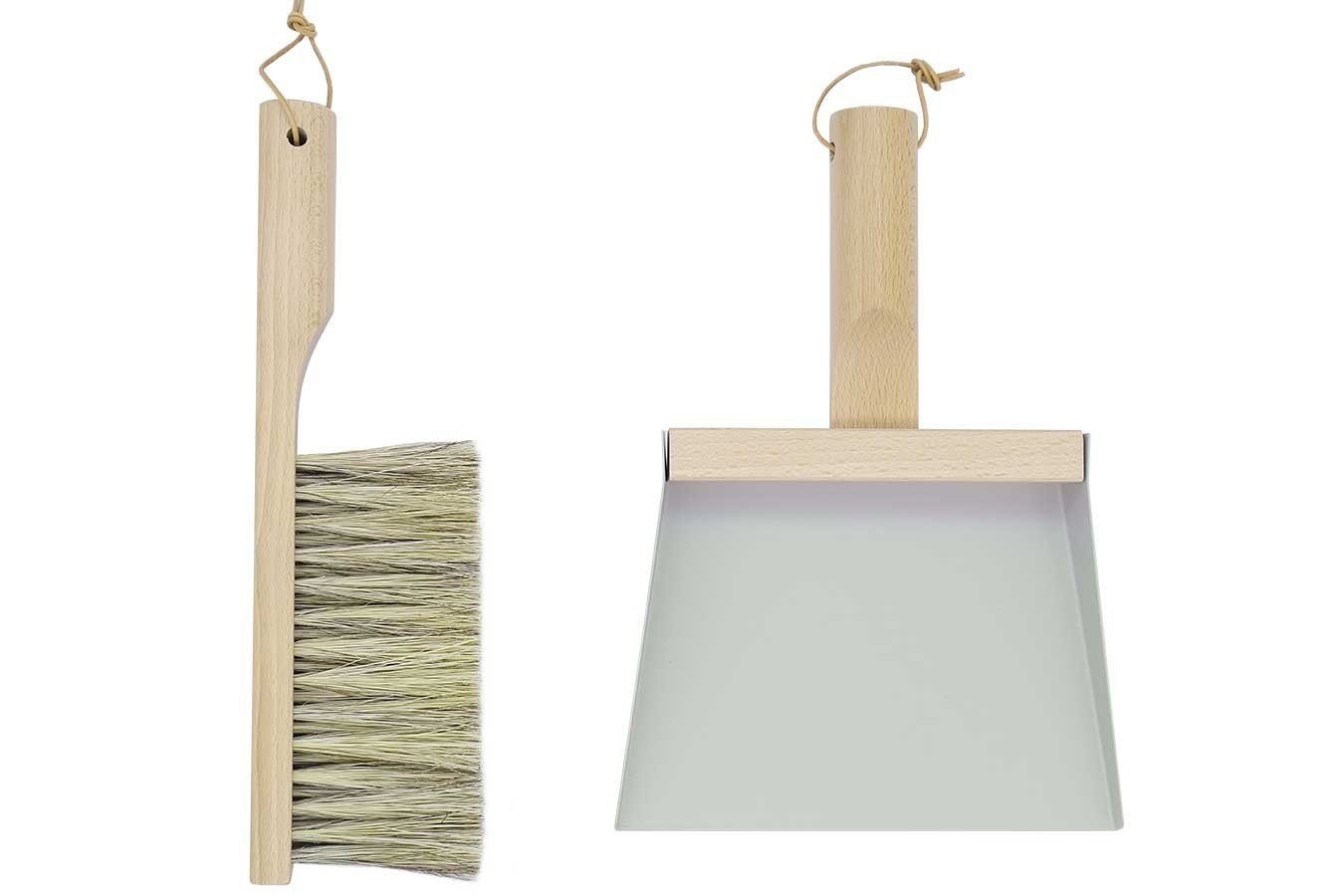 Andrée Jardin Kehrgarnitur Handfeger Set Clynk Natural Collection grau