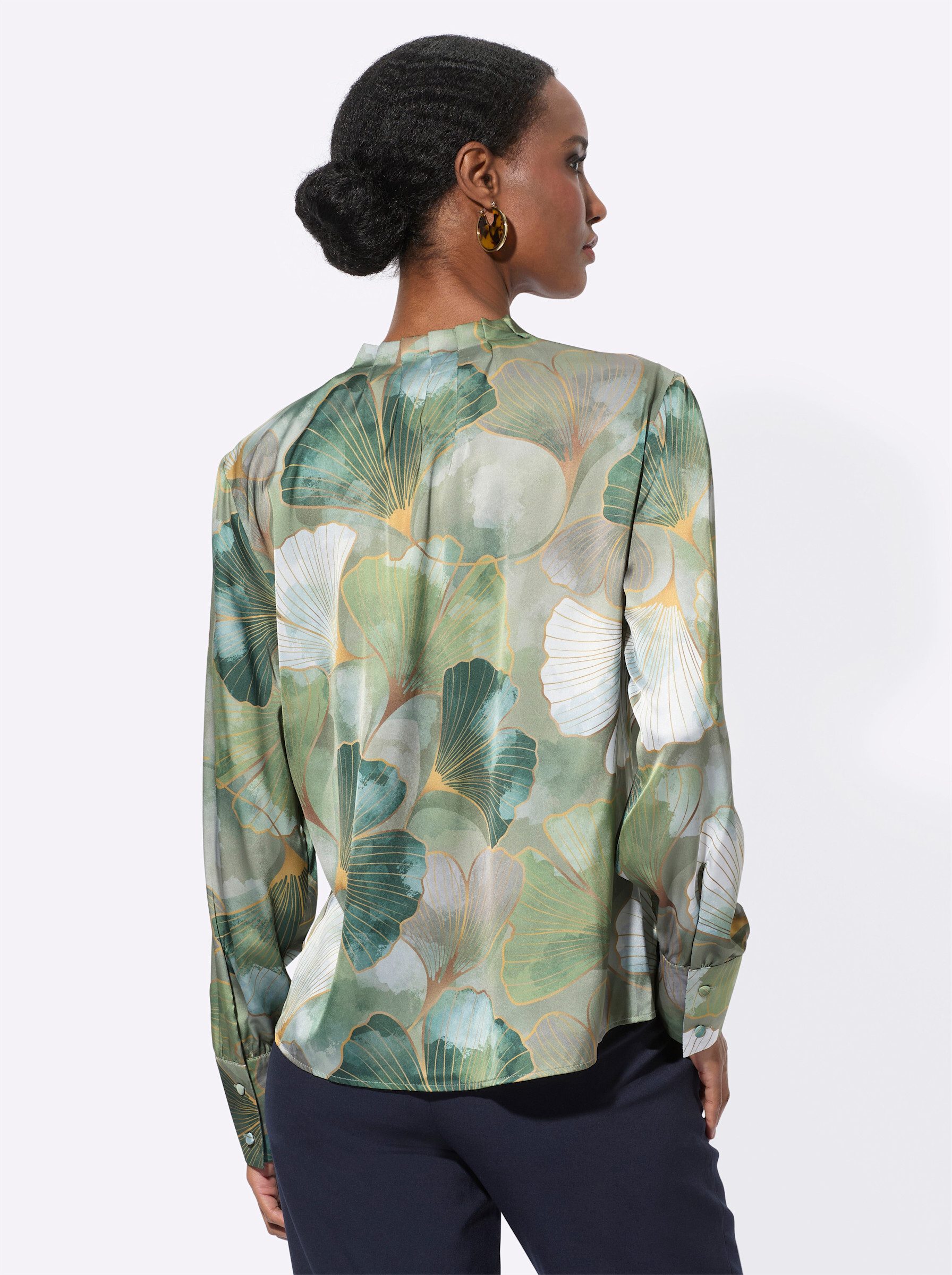 creation L Klassische Bluse Satinbluse . günstig online kaufen