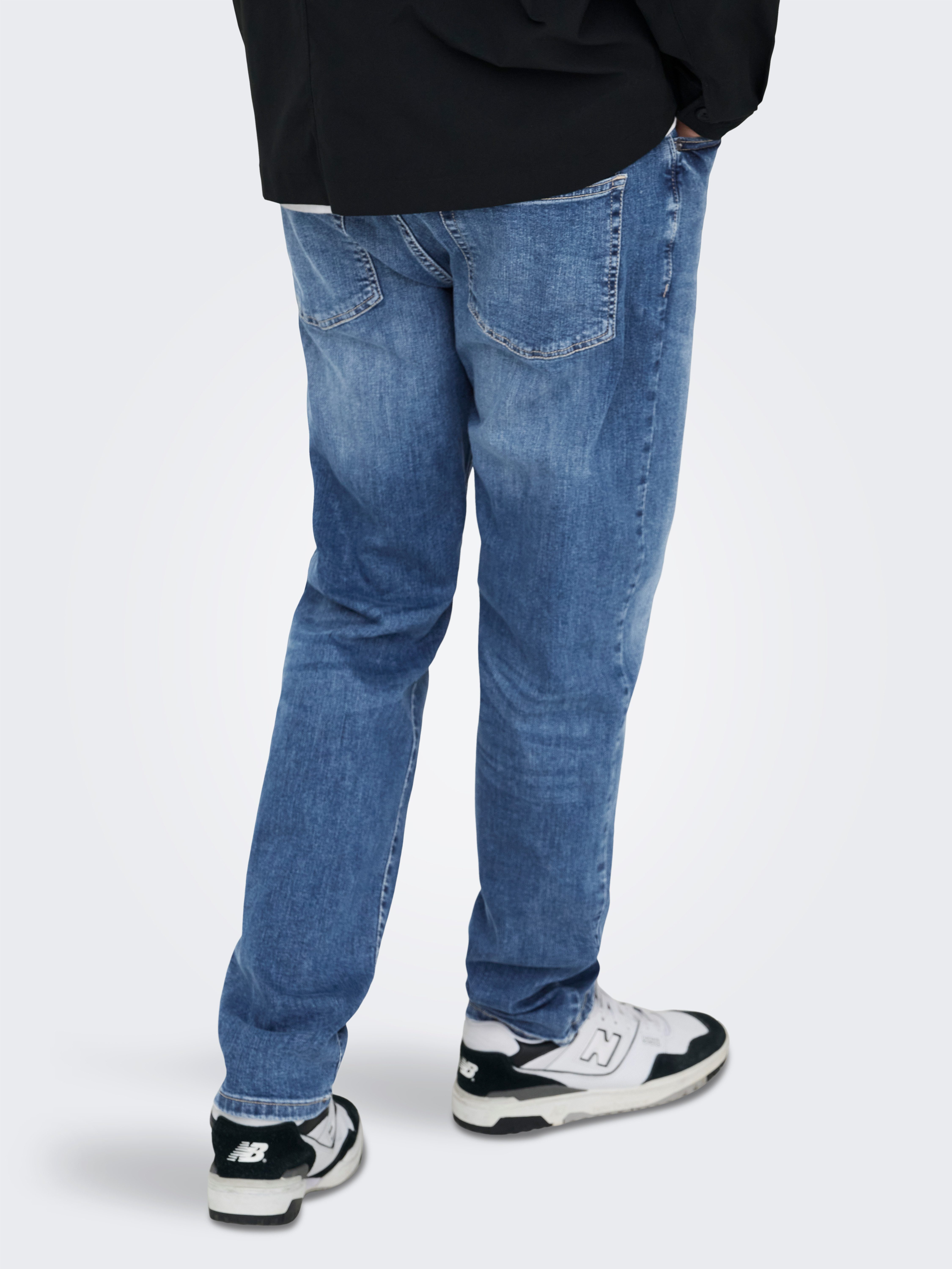 ONLY & SONS Regular-fit-Jeans ONSWEFT REG. MB 6755 MAT DNM NOOS Baumwollmischung, regular fit