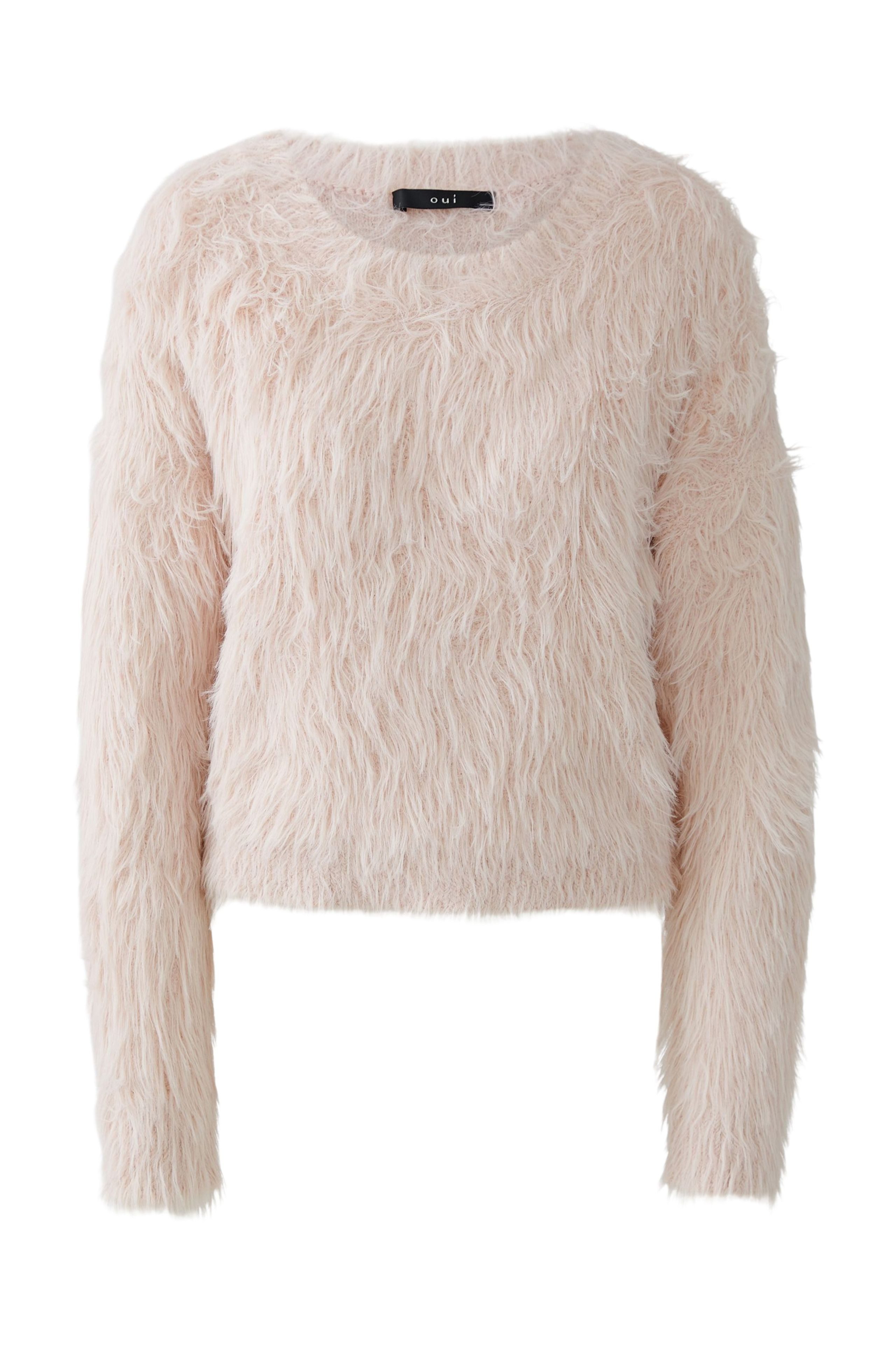 Oui Rundhalspullover