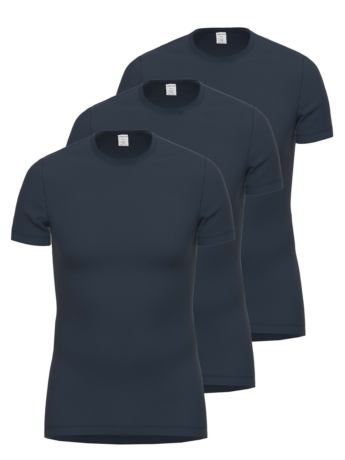 Ammann Unterziehshirt 3er Pack Shirt 1/2 Arm Function / Dunova (Packung, 3-St) -