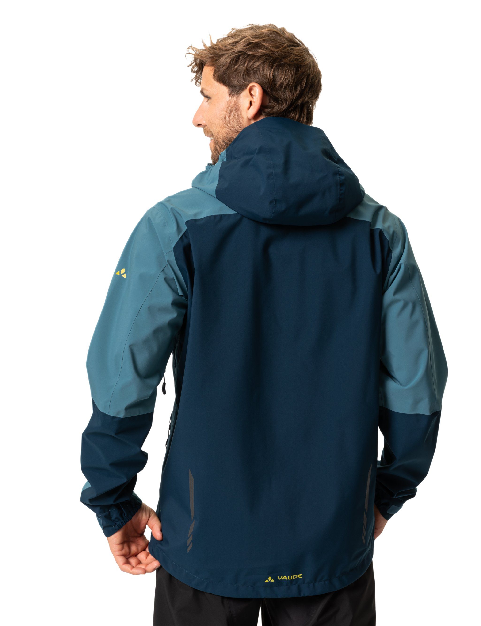 Men's (1-St) sea Outdoorjacke Jacket Moab dark Klimaneutral uni Rain kompensiert VAUDE