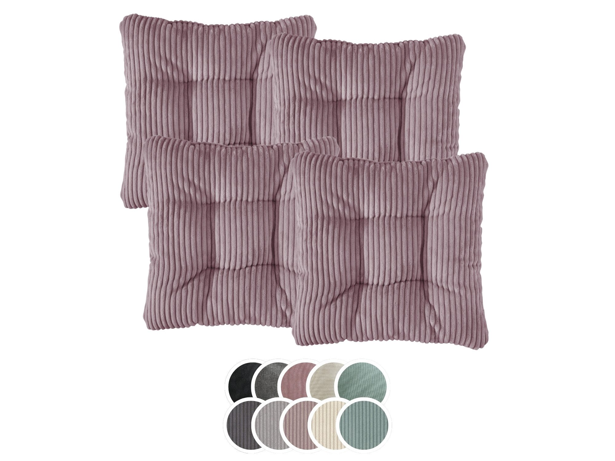 XDREAM Stuhlkissen Sitzkissen Set (2er & 4er) für Stühle und Bänke, robuste günstig online kaufen