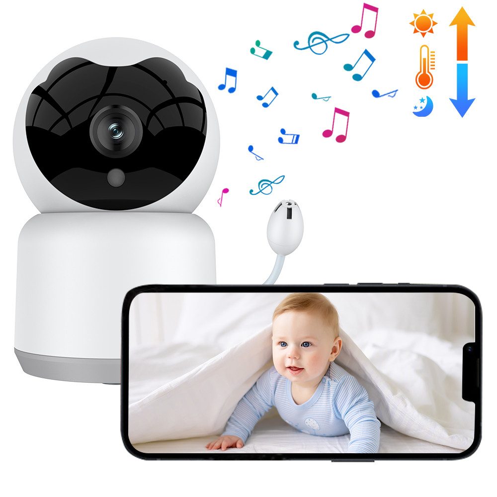 Babyphone babyphone mit kamera wlan ueberwachungskamera bewegungserkennung