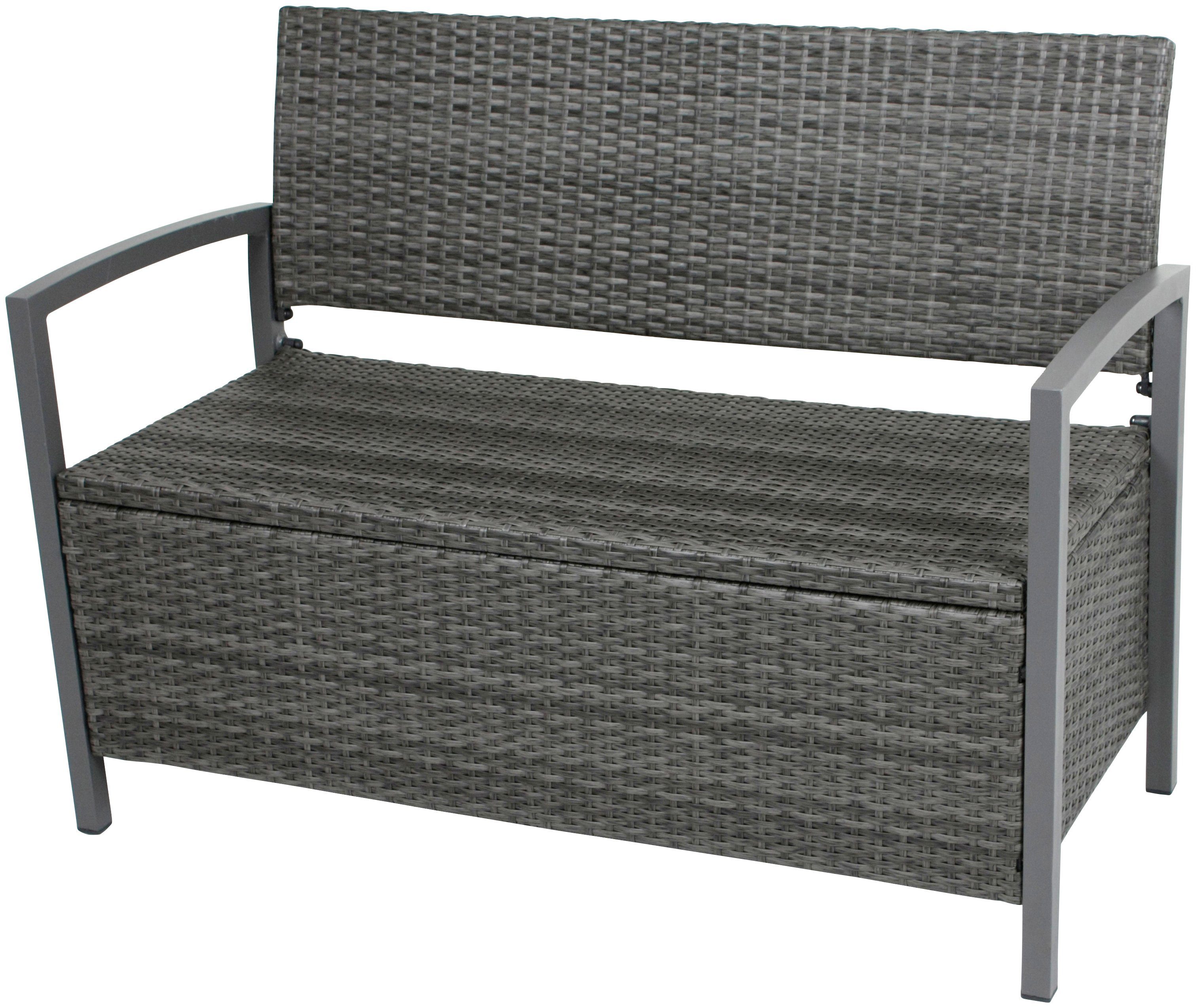 Garden Pleasure Gartenbank Ferrara, mit Staufach, BxTxH: 117x58x86 cm, verschiedene Farben