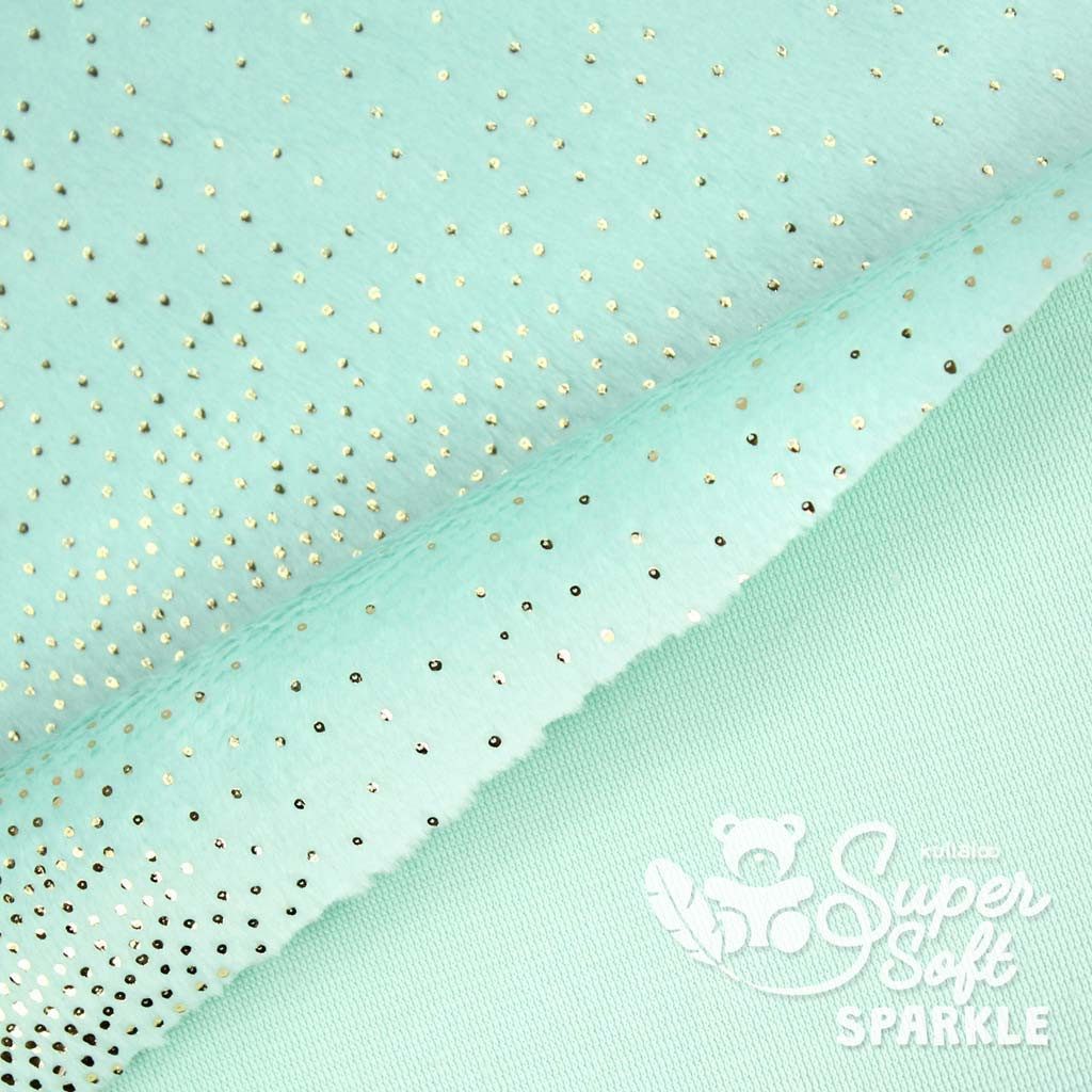 kullaloo Stoff - SuperSoft SPARKLE (0,75 m x 1 m)