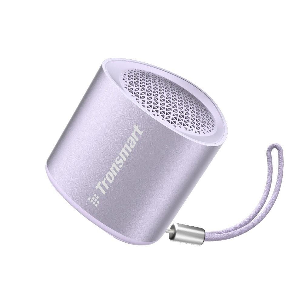 Tronsmart Nimo Stereo Portable-Lautsprecher (Bluetooth, 5 W, 12 Stunden Spielzeit, Wasserdicht IPX7, Bluetooth-Version 5.3) Lila
