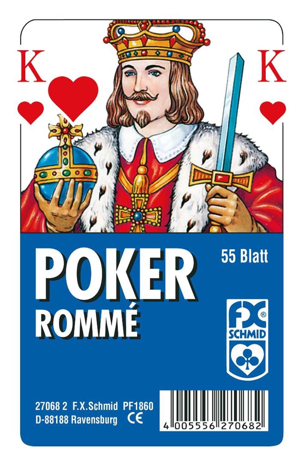 Ravensburger Spiel, Poker, Rommé - Französisches Bild