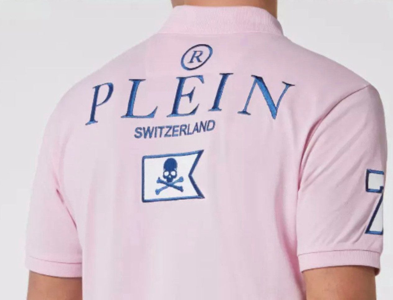 PHILIPP PLEIN Poloshirt SS Multi Skull Logo Polohemd