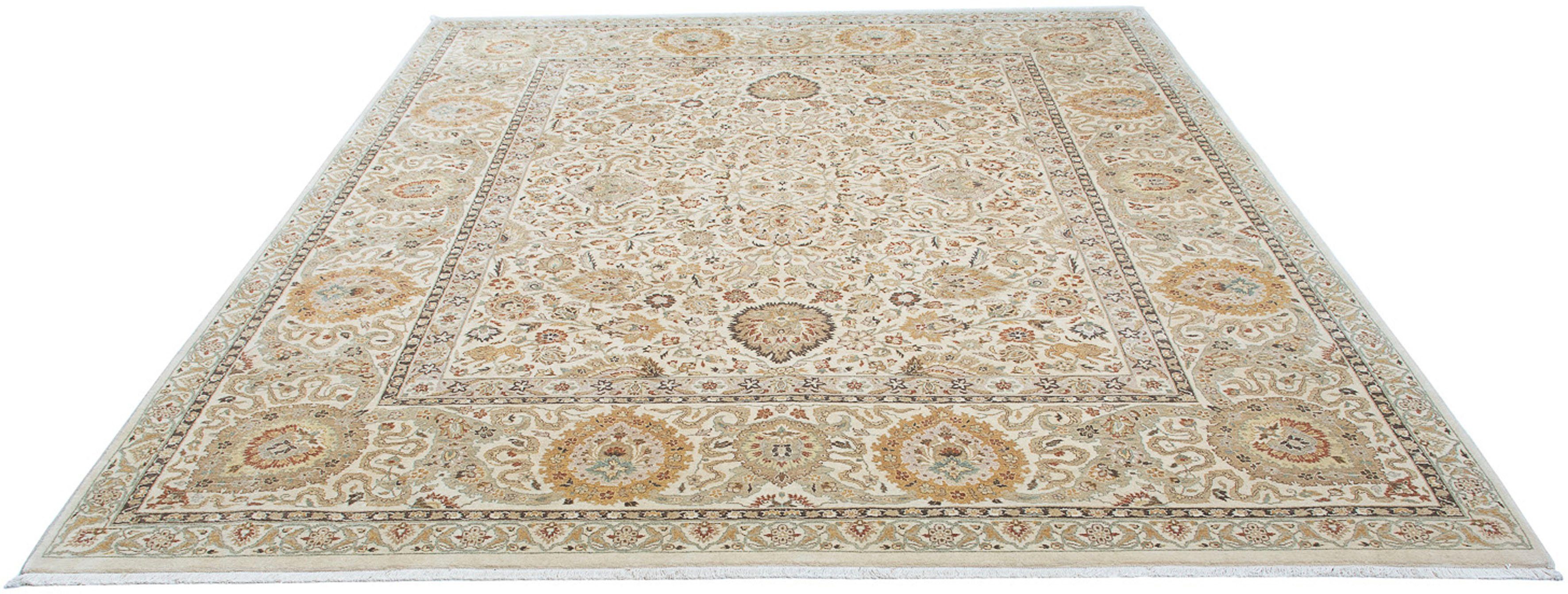 Orientteppich Ziegler - 307 x 246 cm - beige, morgenland, rechteckig, Höhe: 6 mm, Wohnzimmer, Handgeknüpft, Einzelstück mit Zertifikat