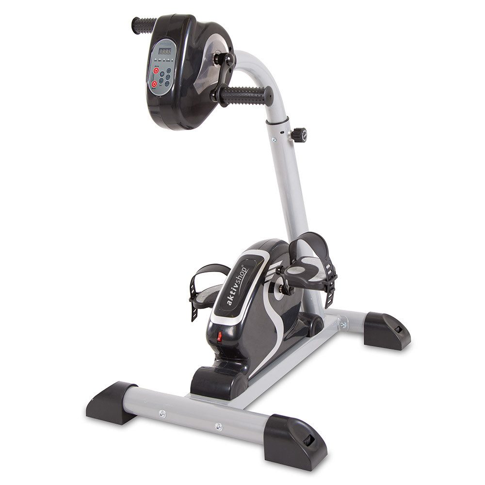 aktivshop Heimtrainer motorbetrieben & mit Trainingsprogrammen, schonend und verstellbar, separate Antriebsmotoren für Ober- und Unterkörpertraining