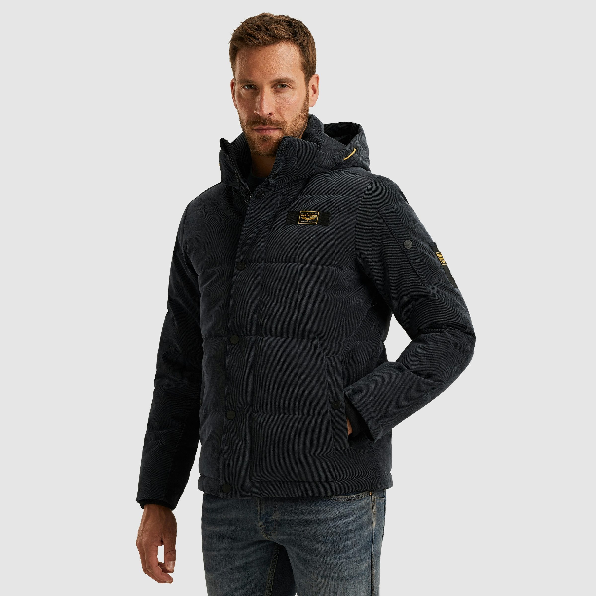 PME LEGEND Cordjacke GOBBLER Ärmelabschluss mit Windstopper günstig online kaufen