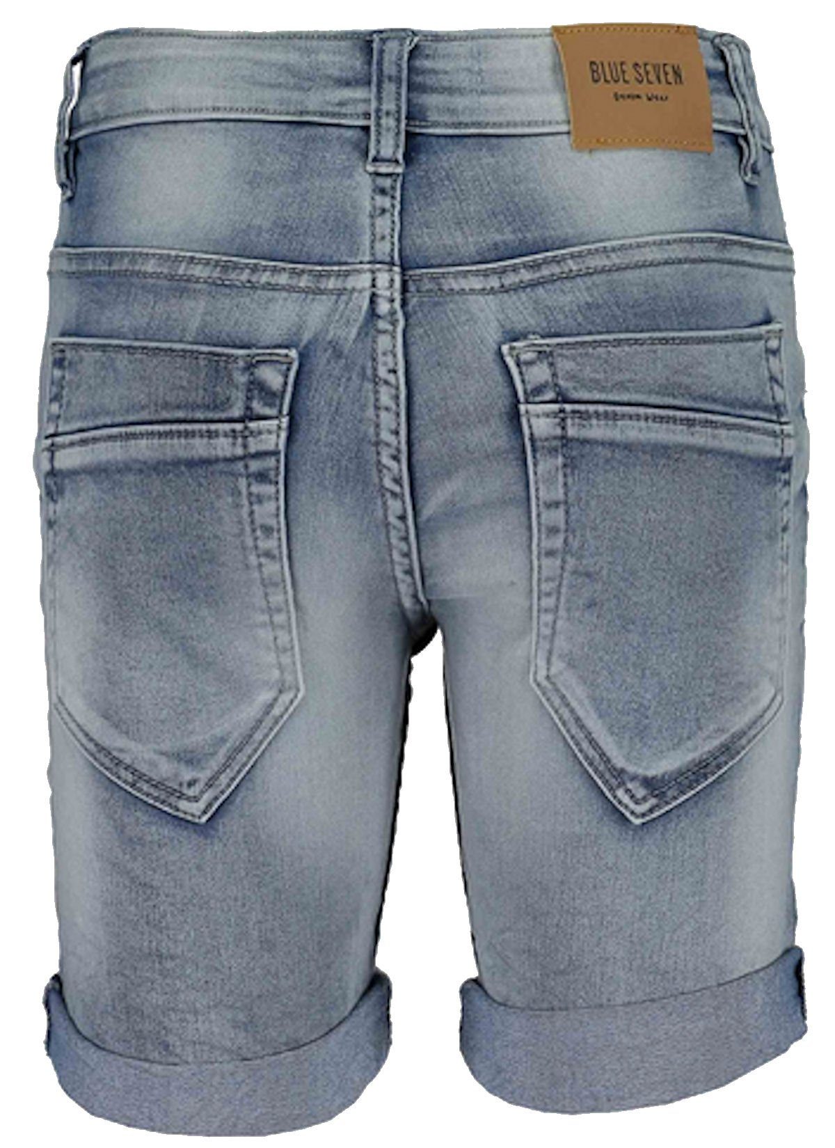 Blue Seven Jeansbermudas Blue Seven Jungen Jog Jeans Bermuda Shorts kurze Hose loser Beinumschl (1-tlg)