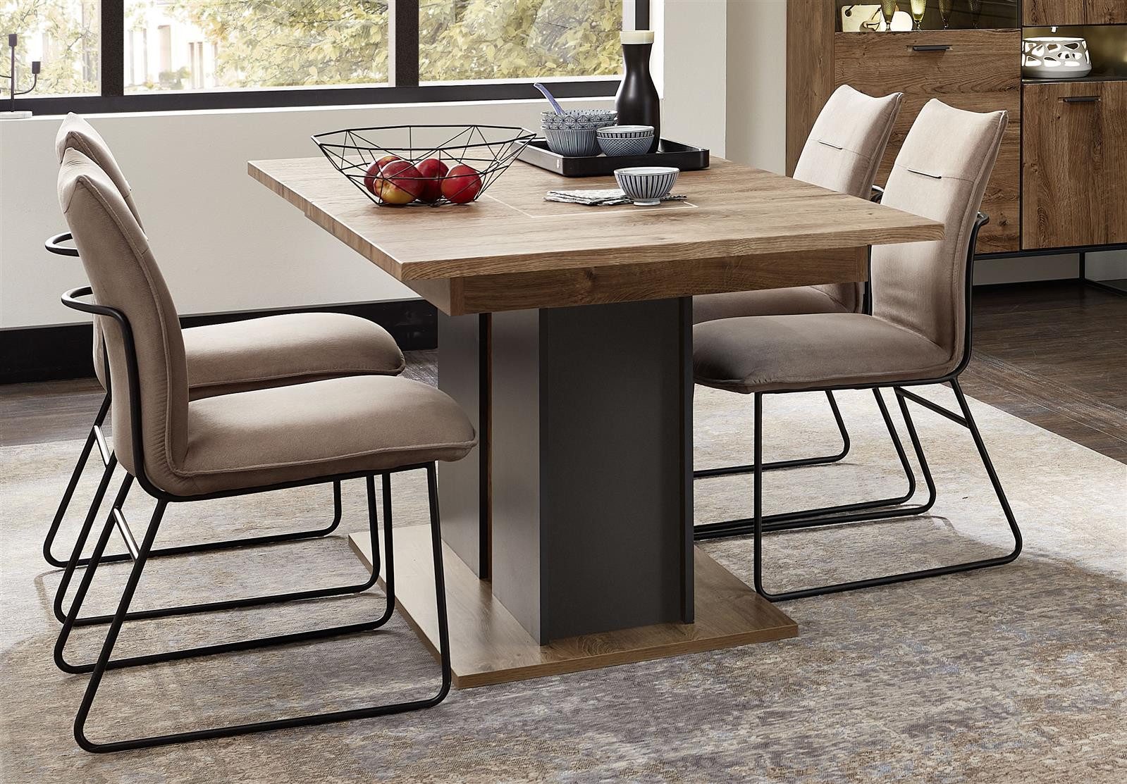WOHN CONCEPT Premium Мебель Esstisch 160 x 76 x 90 cm (B/H/T)