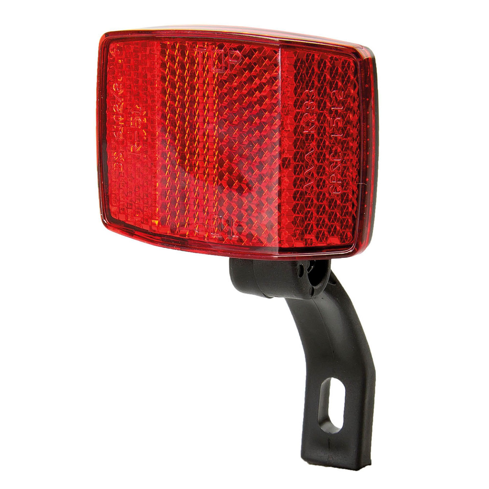 Messingschlager Fahrrad-Frontlicht R 58x42 B, StVZO Fahrrad Rückstrahler Fahrradreflektor