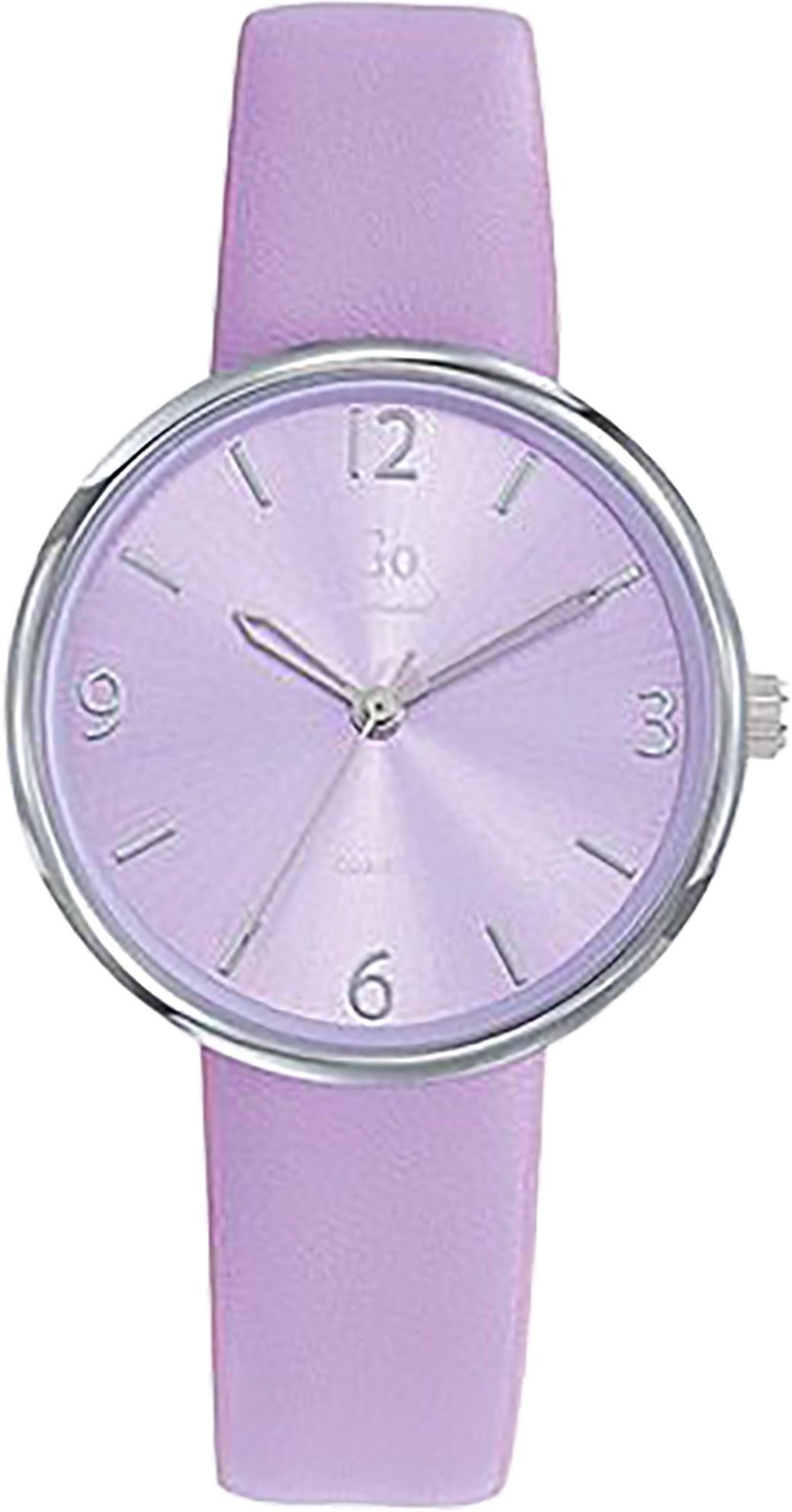 Girl Only Quarzuhr Girl Only GO Damen Armbanduhr, (Analoguhr), Damenuhr GO lila, mittel (ca. 34mm) Lederarmband, Fashion-Style