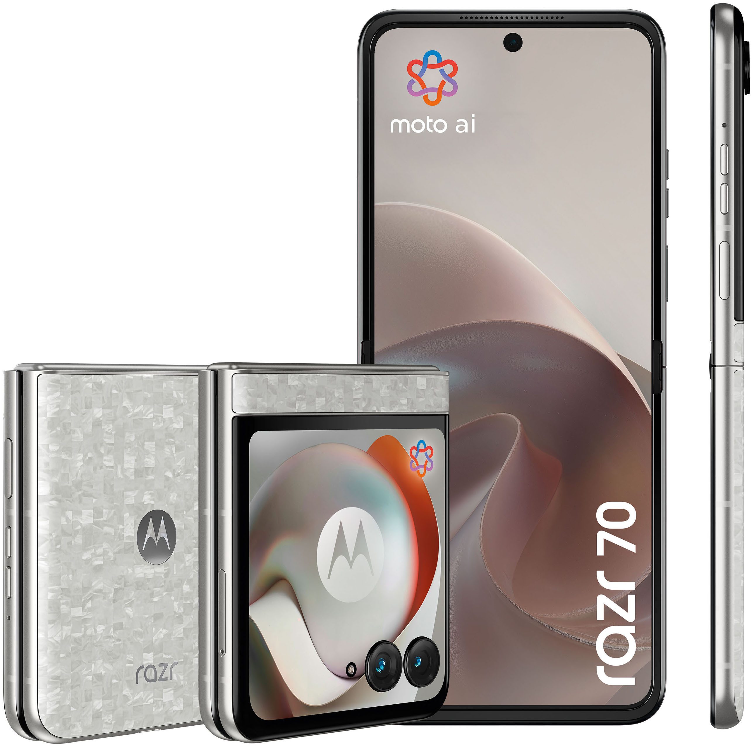 Motorola razr 70 Smartphone (17,53 cm/6,9 Zoll, 256 GB Speicherplatz, 50 MP Kamera)
