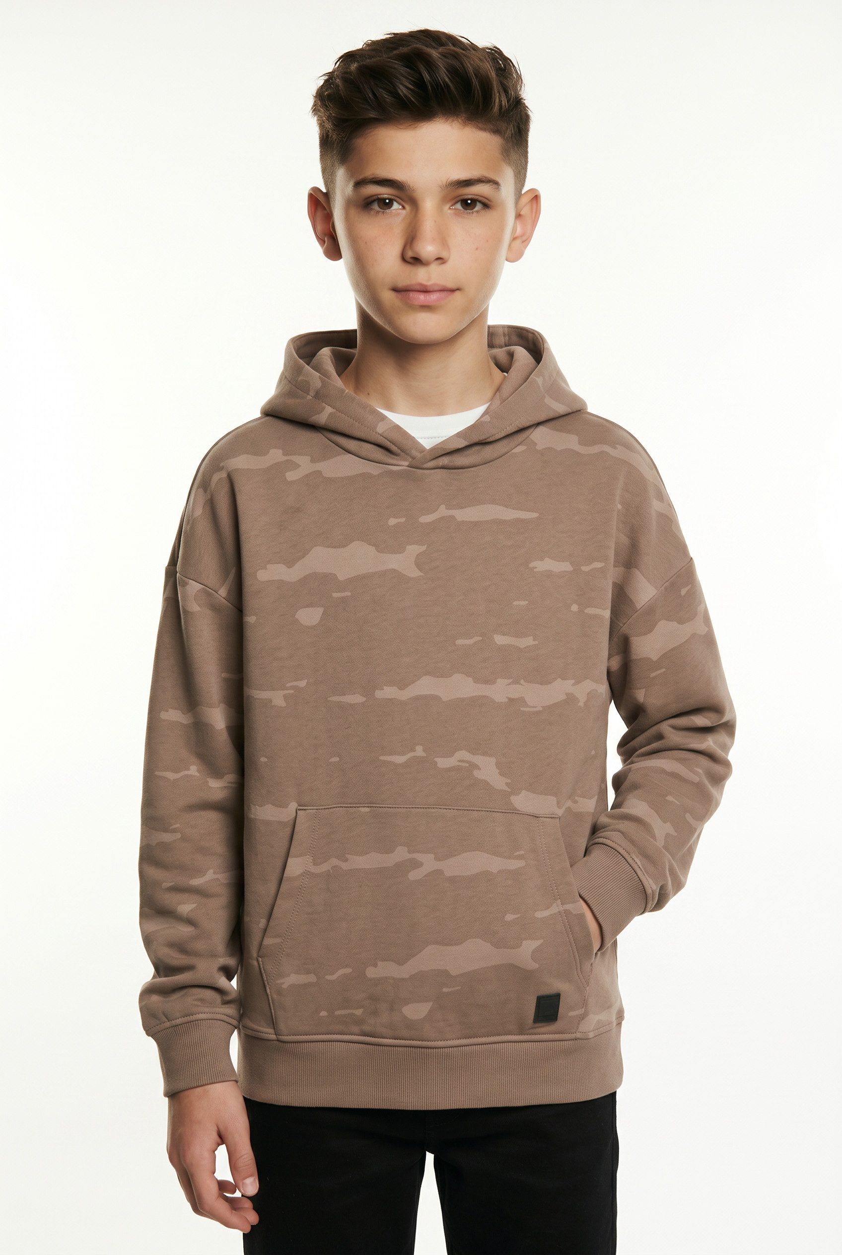 TOM TAILOR Sweatshirt mit All-Over Print