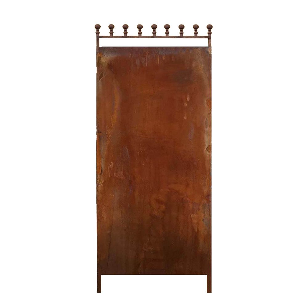 EdelrostPassion Sichtschutzelement, B:40-125cm,H:120-200cm, zum stecken,metall, 2mm, Edelrost, Zaunspitze