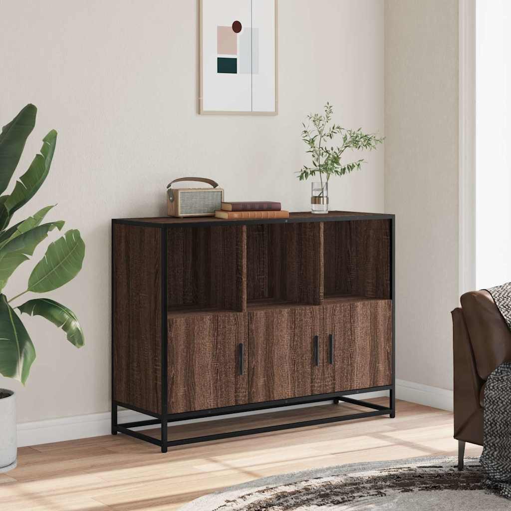 vidaXL Sideboard Sideboard Braun Eichen-Optik 100x35x76 günstig online kaufen