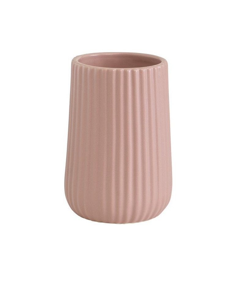 Gedy Zahnputzbecher MARIKA Glas zum Stellen, Rosa, Gedy-MK9810