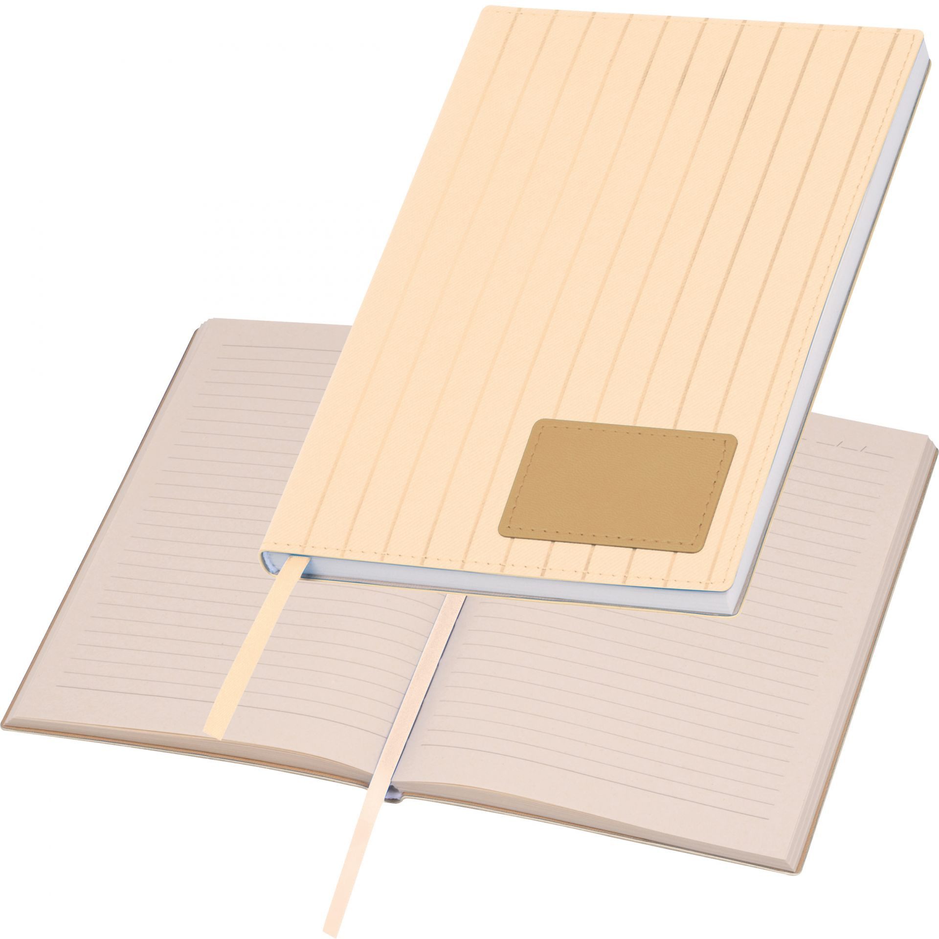 Notizbuch Notizbuch / DIN A5 / mit Softcover / 192 linierte Seiten / Farbe: beig