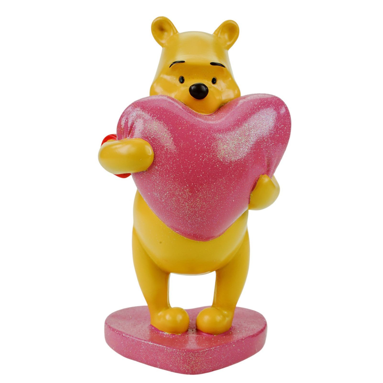 Disney Gartenfigur Winnie the Pooh mit Herz Disney Offiziell lizenzierte Dekofigur 20cm