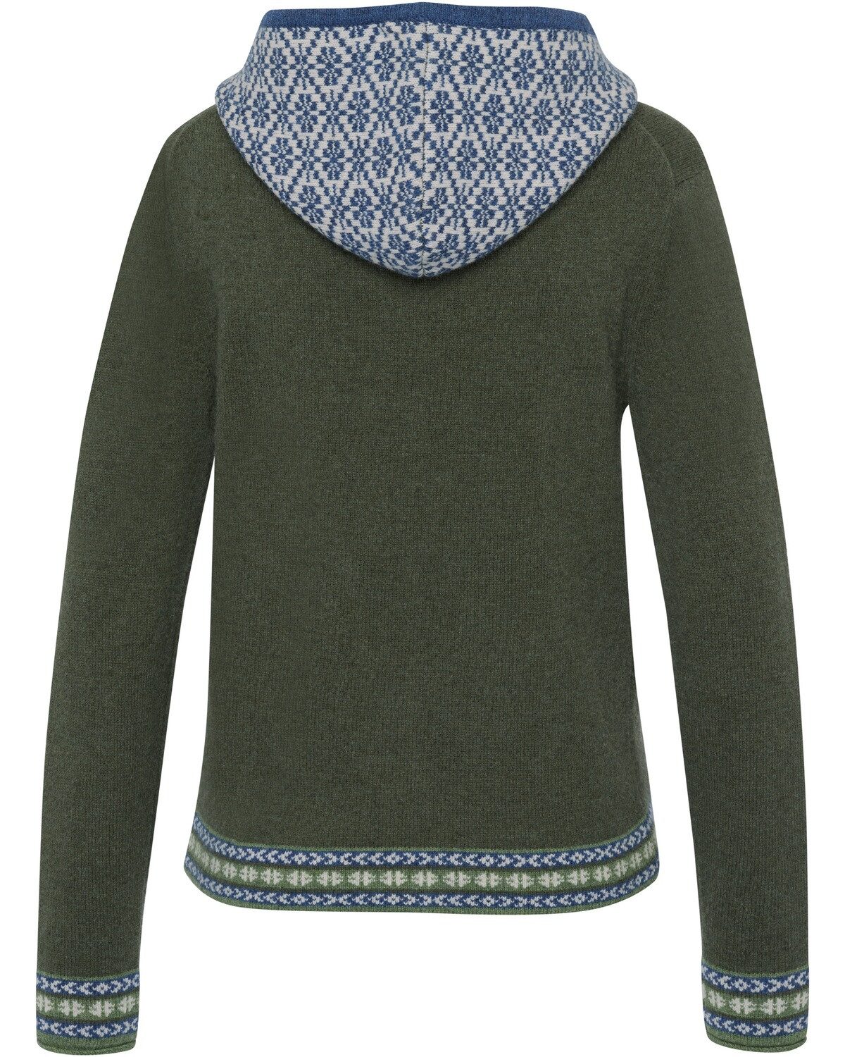 Reitmayer Strickjacke Jacquard-Cardigan mit Kapuze günstig online kaufen