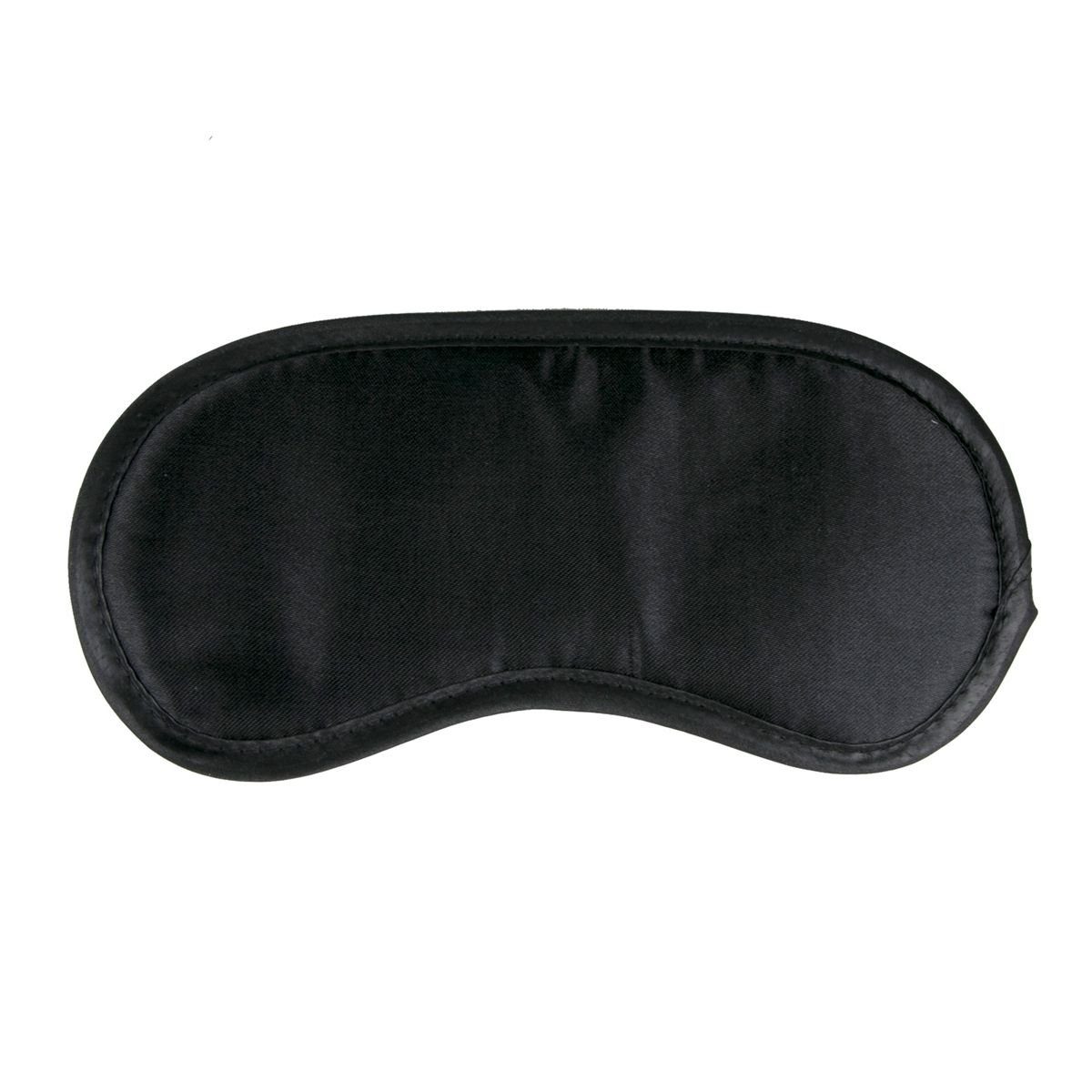 Easytoys Augenbinde Schwarze Augenmaske aus Satin