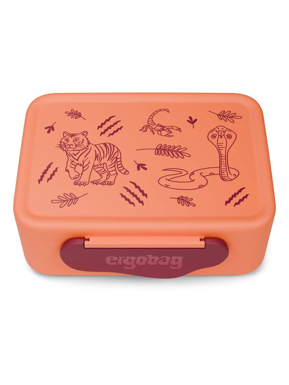 ergobag Lunchbox Brotdose, Kunststoff, (Brotdose, 1-tlg., 1x Brotdose), spülmaschinengeeignet bis 45 Grad, Handwäsche empfohlen