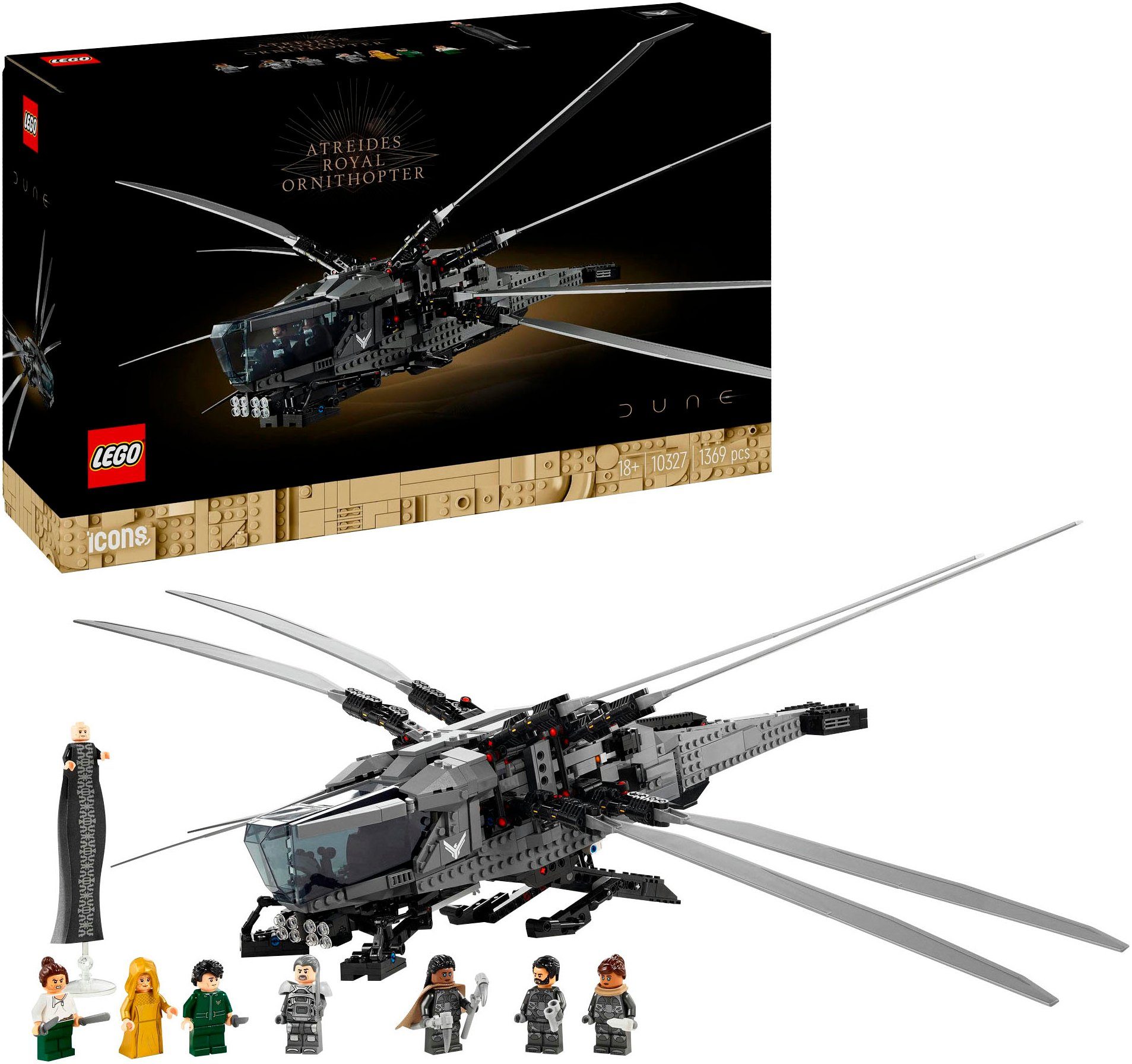 LEGO® Dune Atreides Royal Ornithopter (10327), LEGO Icons Konstruktionsspie günstig online kaufen