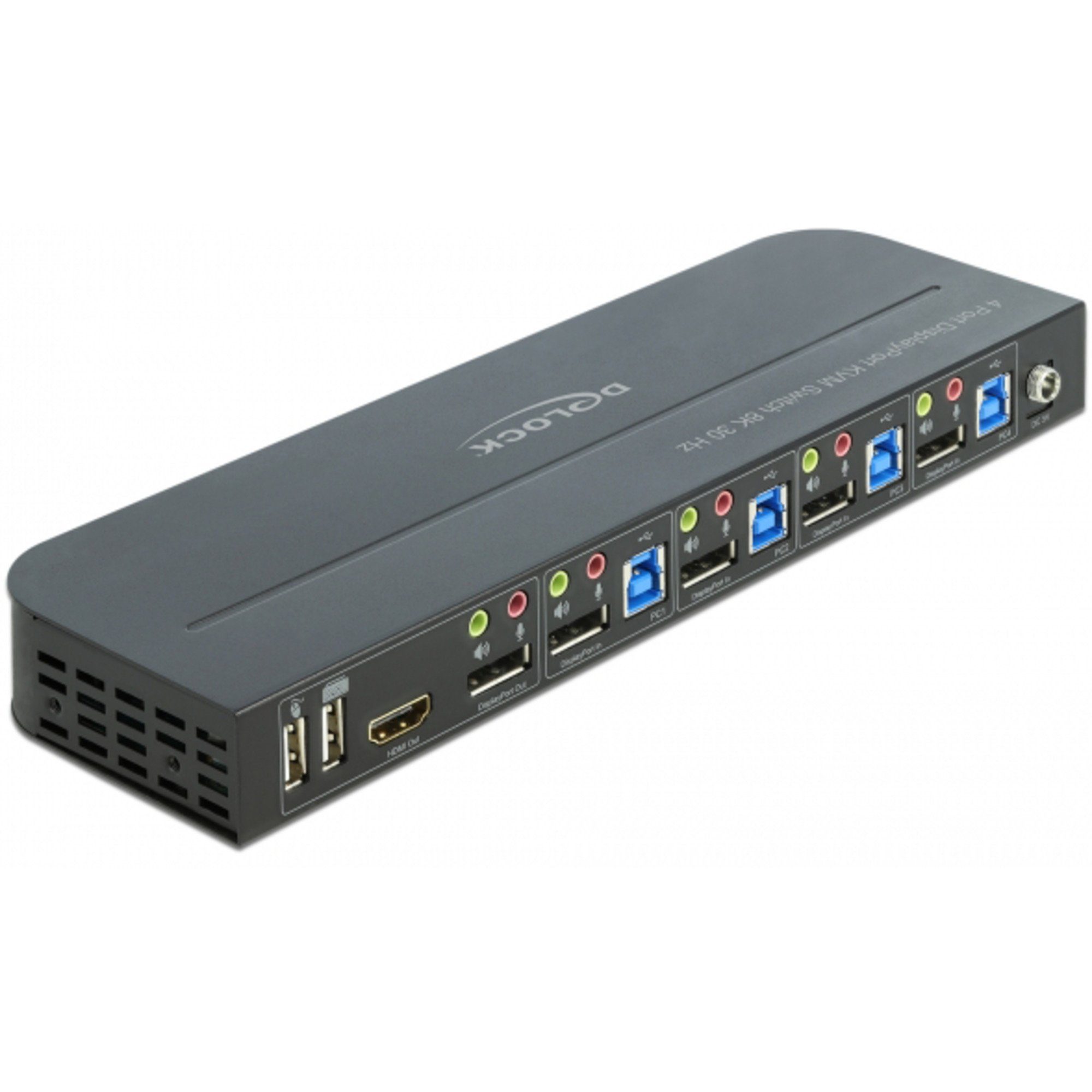 Delock VGA-Switch DeLOCK DP 1.4 KVM Switch - 8K 30Hz mit SB 3.2 Gen