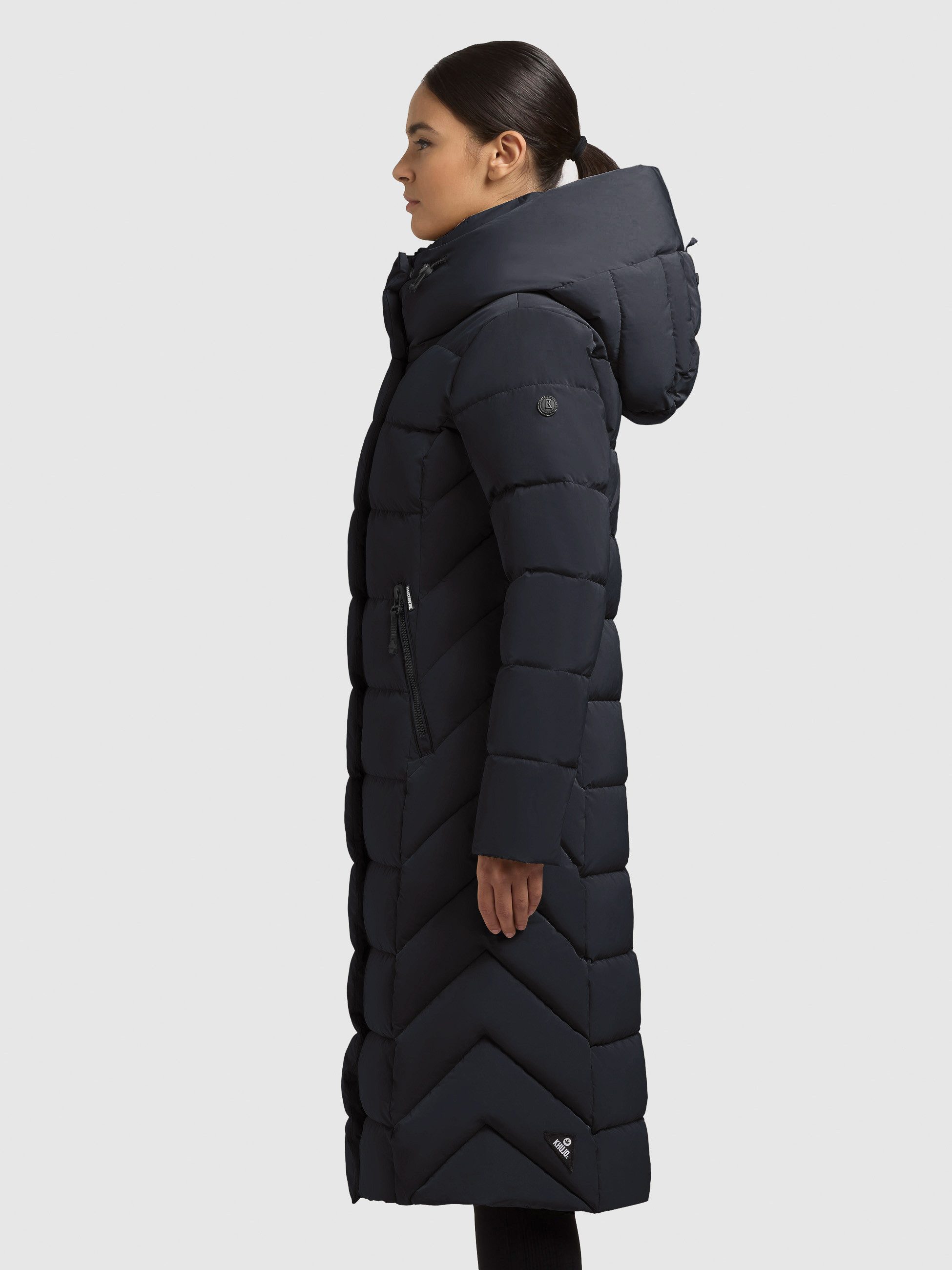 khujo Steppmantel TAMKE aus Polyester und Nylon, gerade Passform