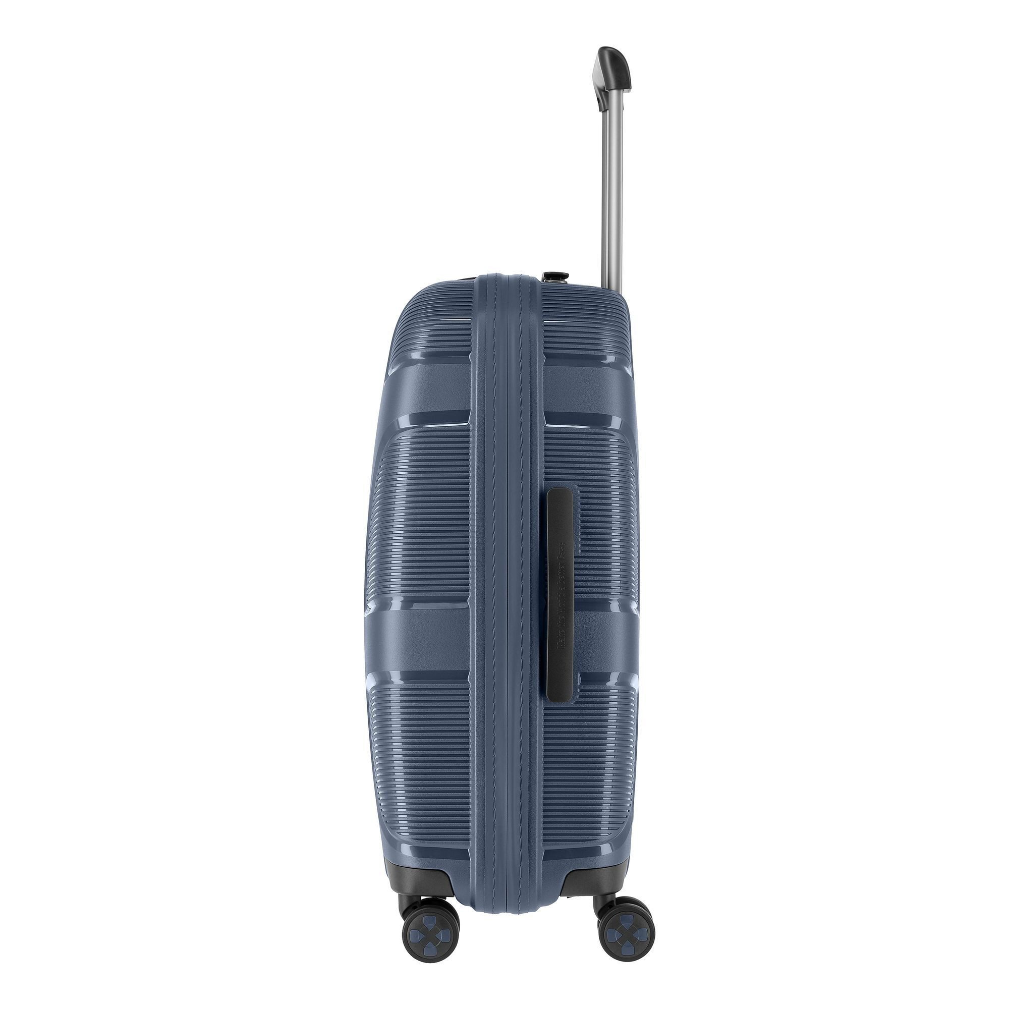 IMPACKT Hartschalen-Trolley IP1, 4 Rollen, Polypropylen