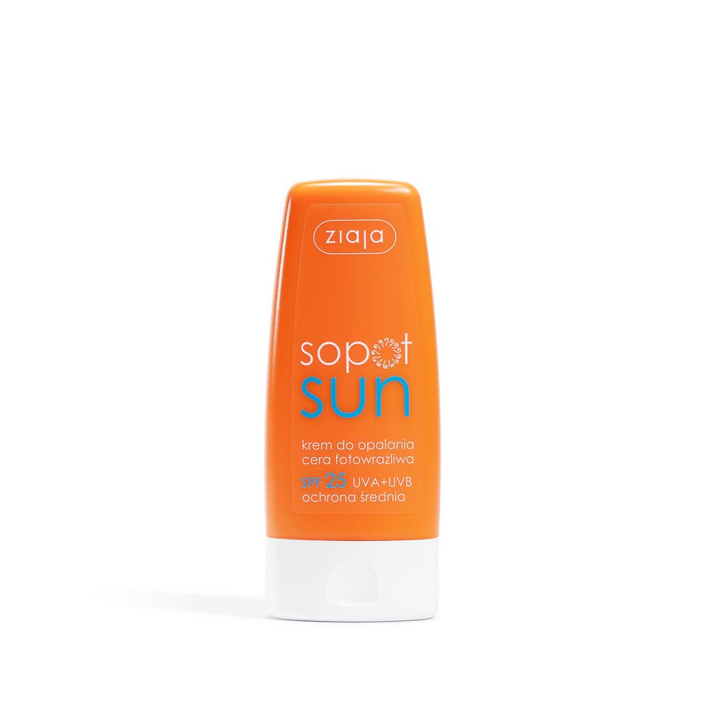 Ziaja Sonnenschutzcreme Sopot Sonnencreme für lichtempfindliche Haut SPF25 60ml (U)