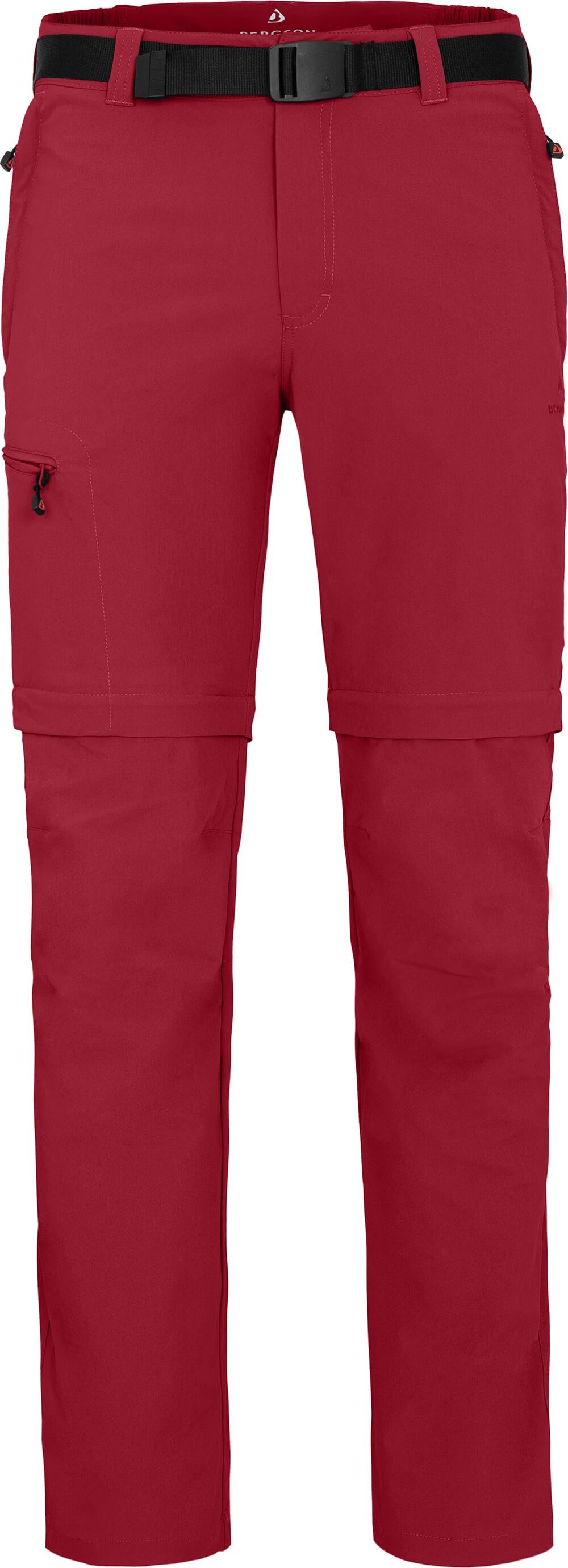 Bergson Zip-off-Hose BAKER ZIPP-Off Herren Wanderhose, vielseitig, pflegeleicht, Kurzgrößen, off Hose | Zip-off-Hosen