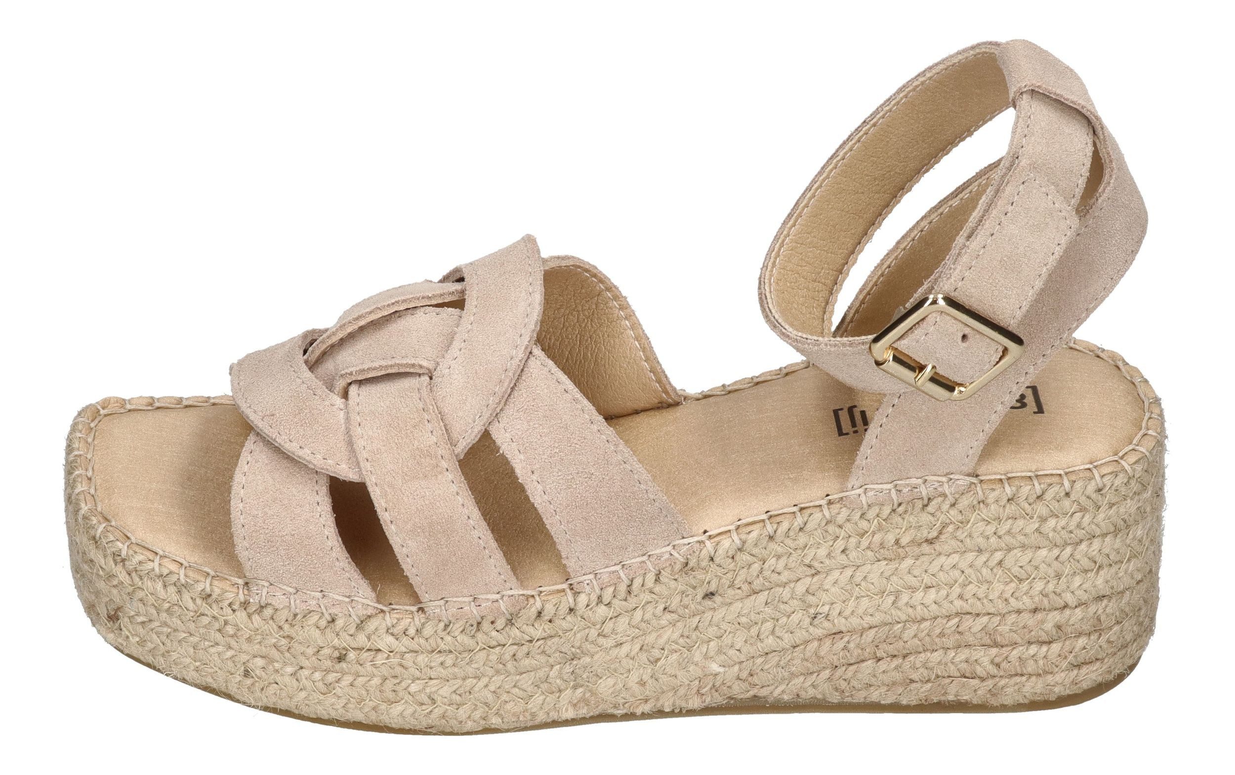 espadrij l´originale TOURS VELOUR HGH Sandalette Beige