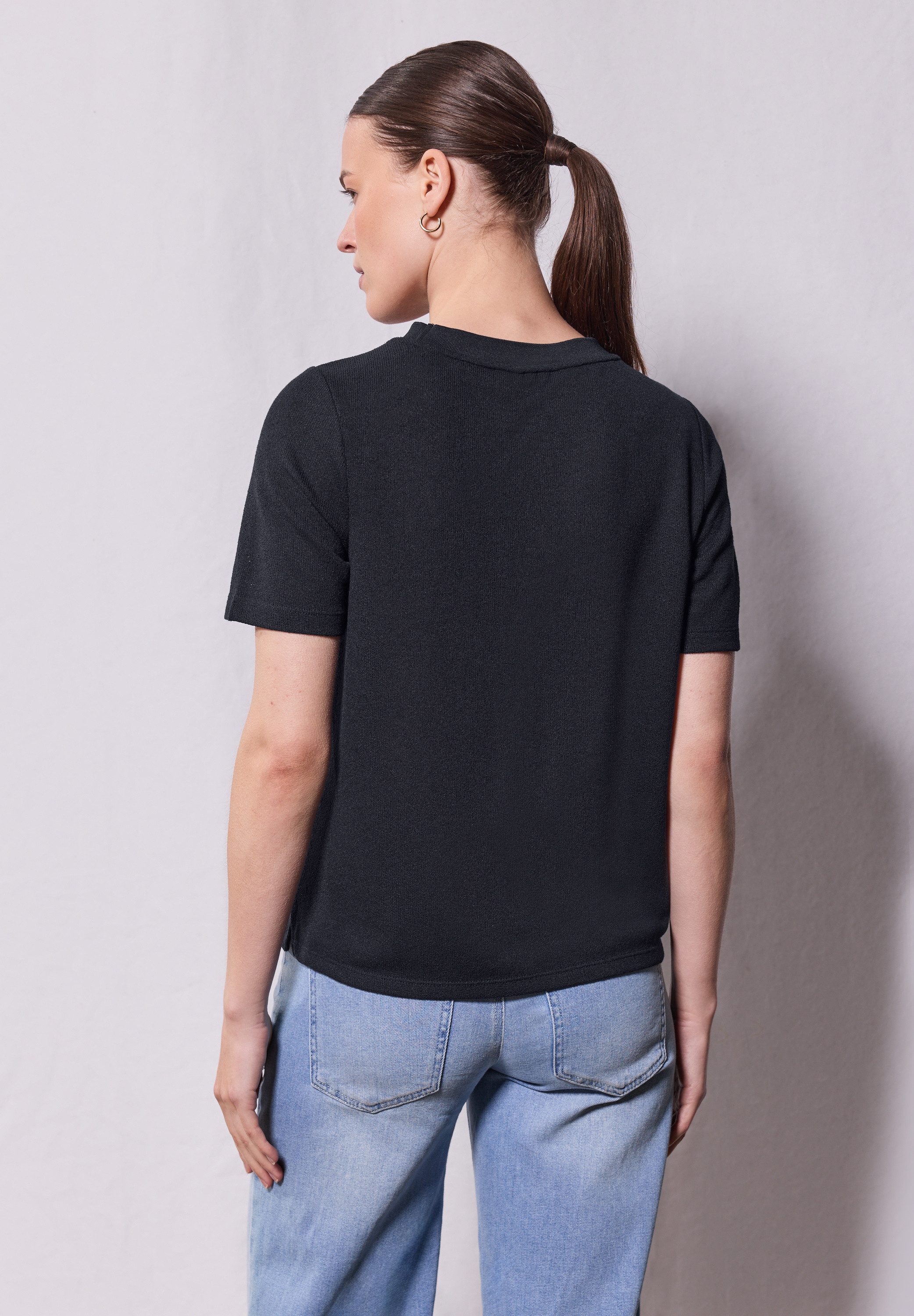 STREET ONE STUDIO T-Shirt aus elastischem günstig online kaufen