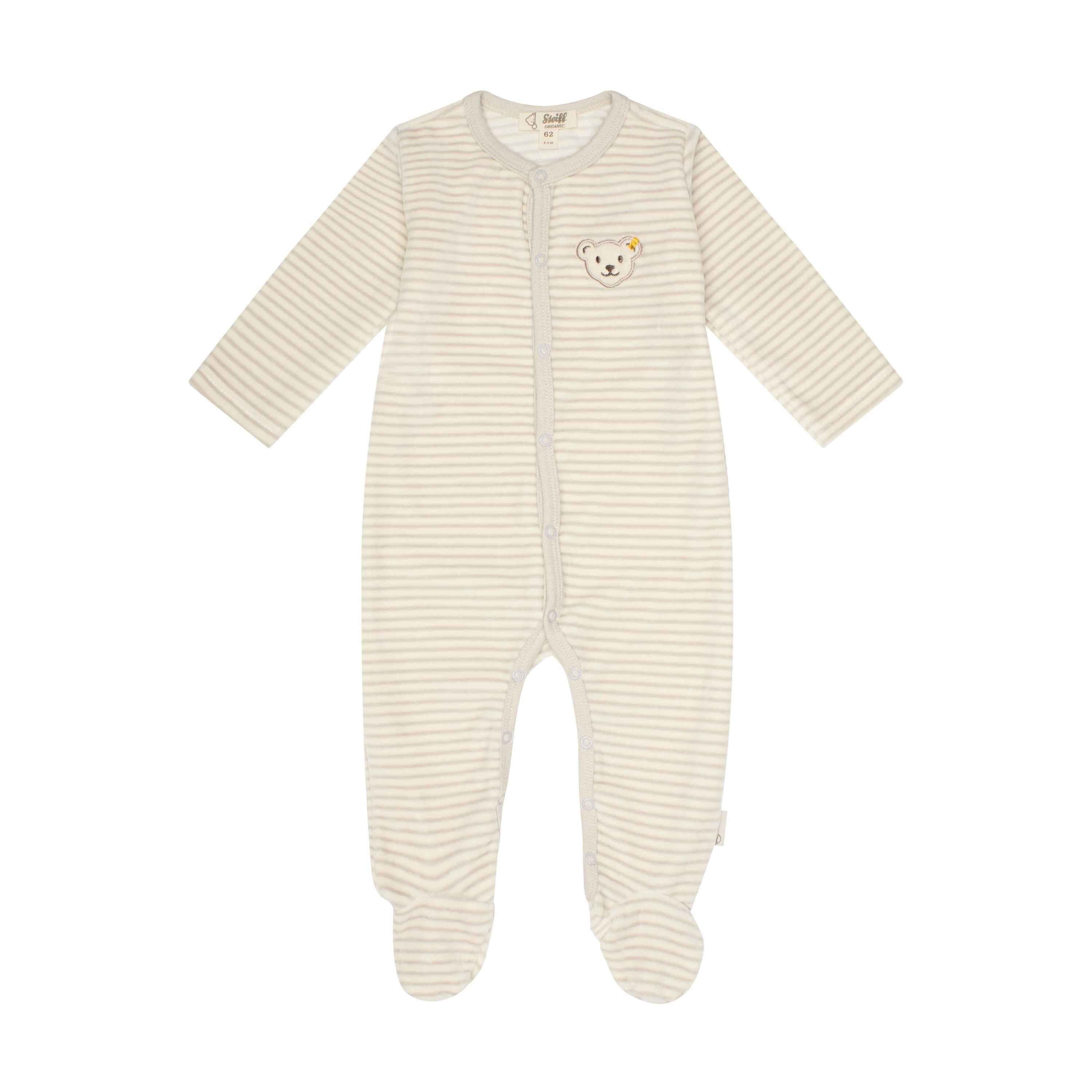 Strampler Strampler langarm GOTS Baby Wellness mit Fuss